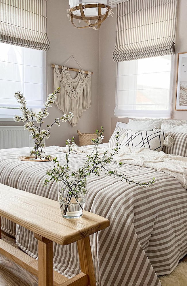 Chambre de style bohème