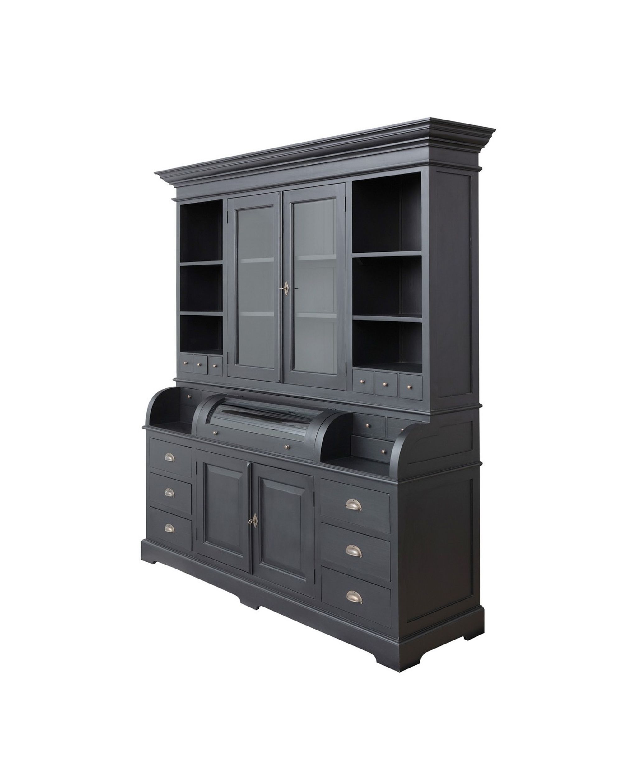 Buffet Brighton 185x53x215cm noir (hover)