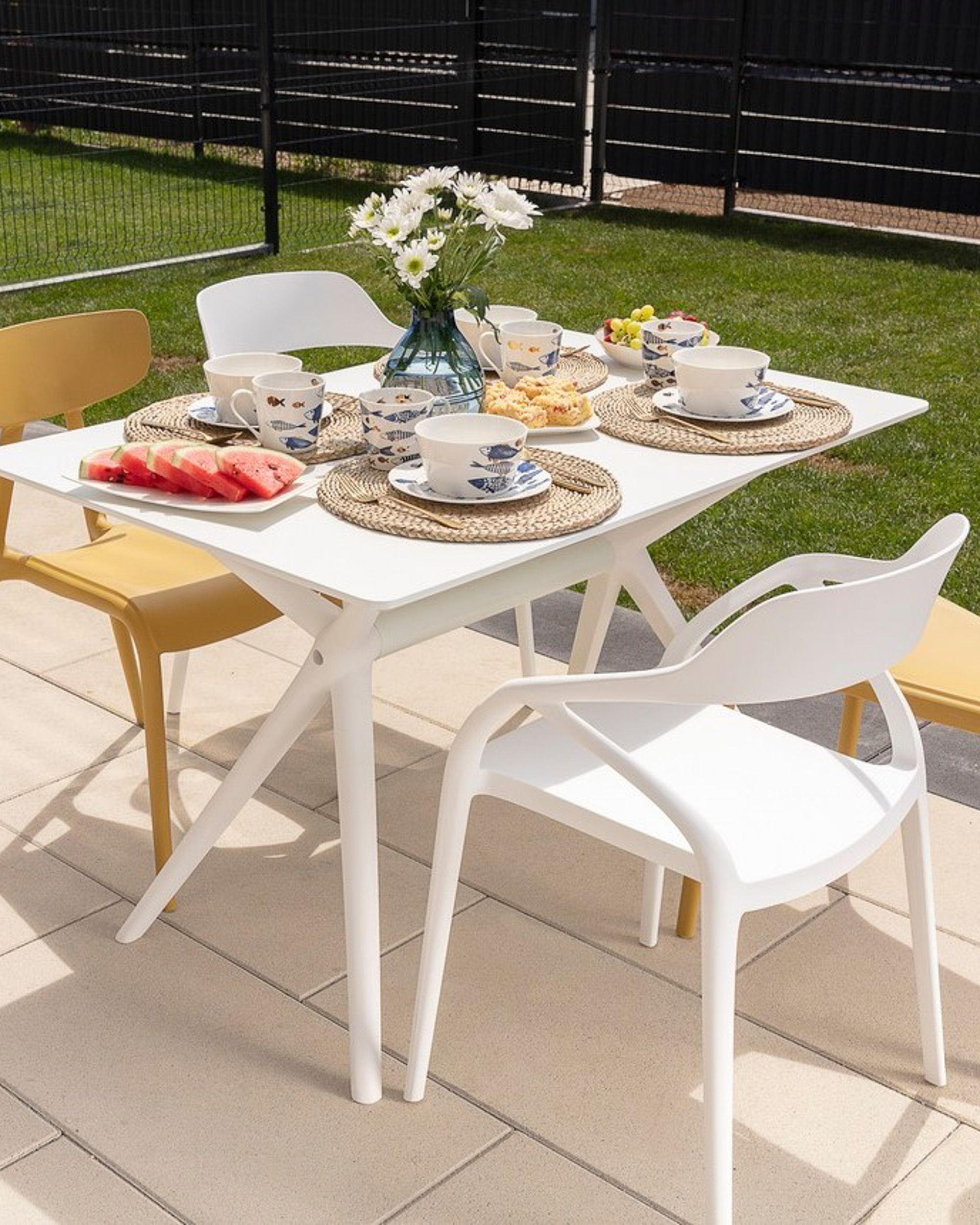 Table Modesto 120x80x73cm white (hover)