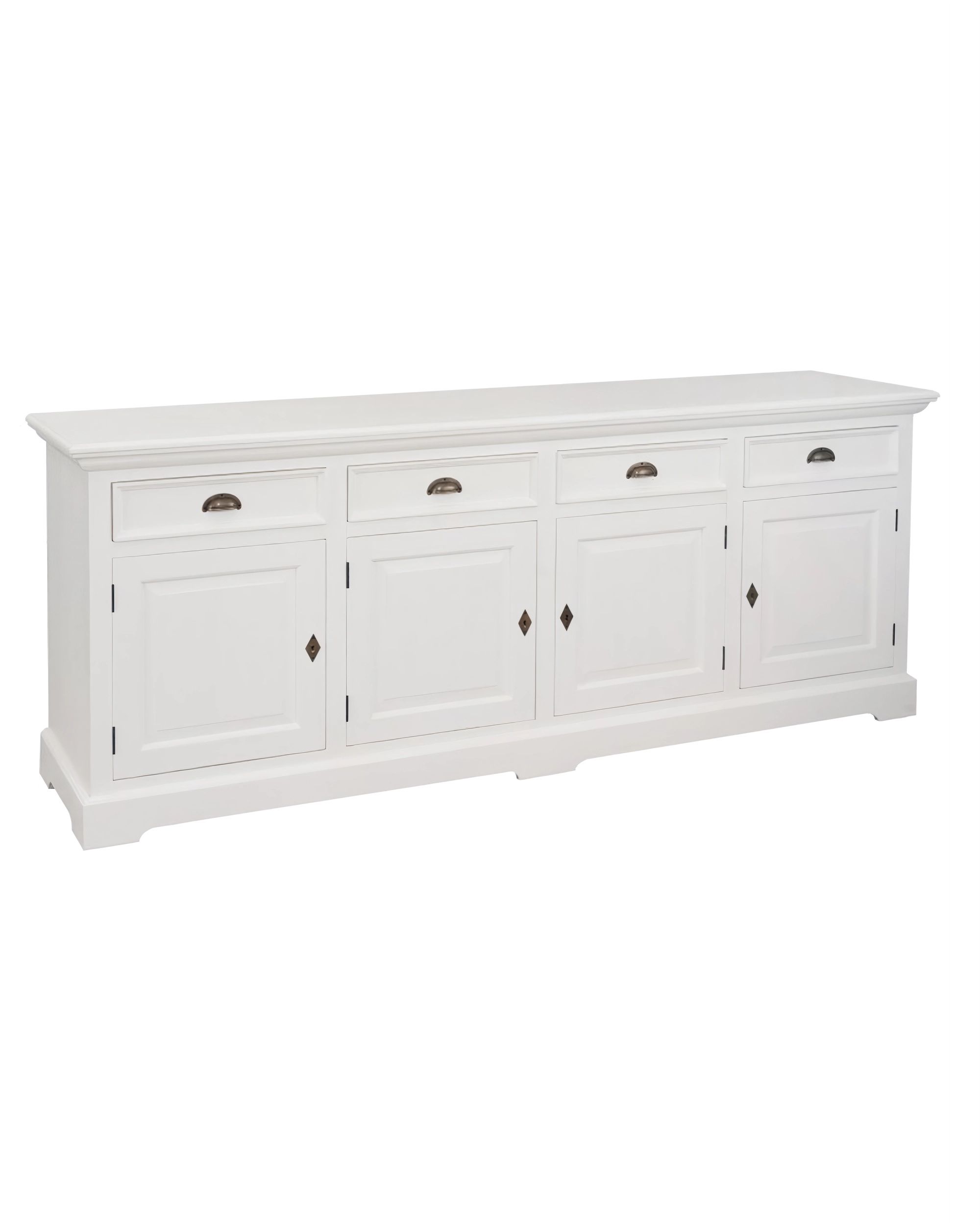 Commode Brighton 4 portes + 4 tiroirs white (hover)