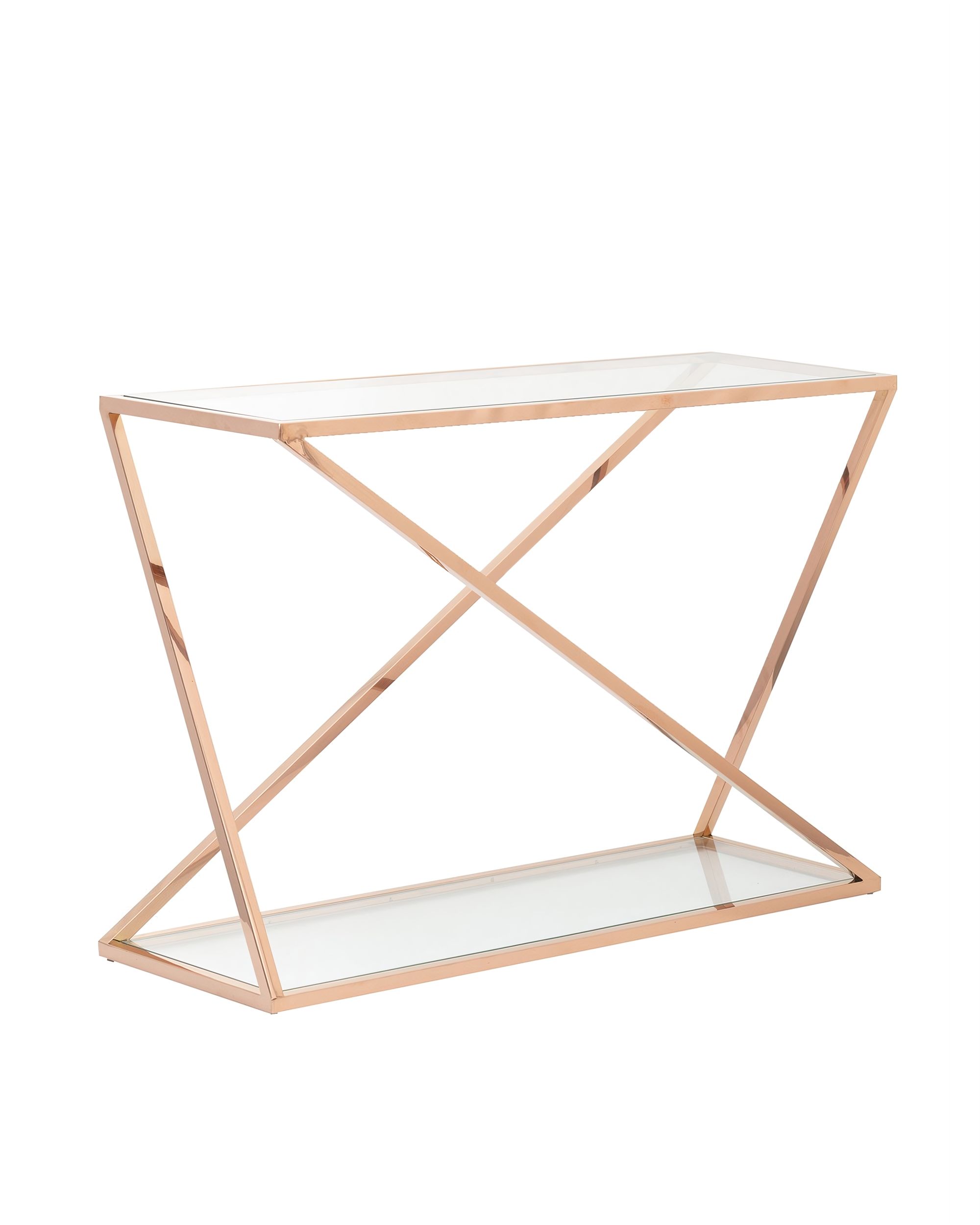 Console Vertigo rose gold 120x40x80cm
