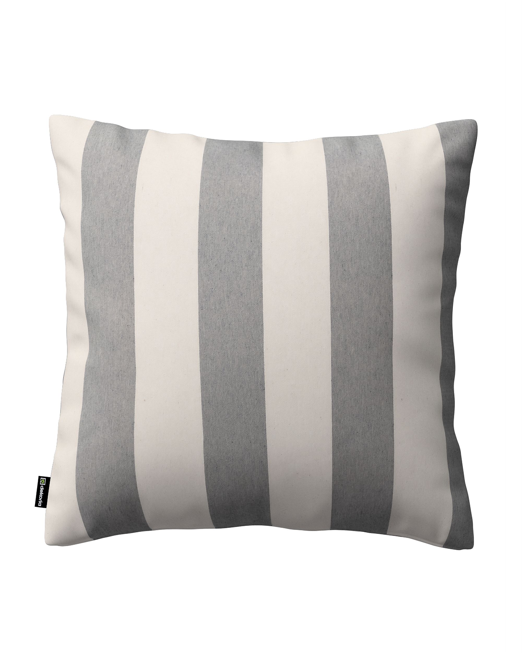 Housse de coussin Kinga couleur gris tissu à motifs