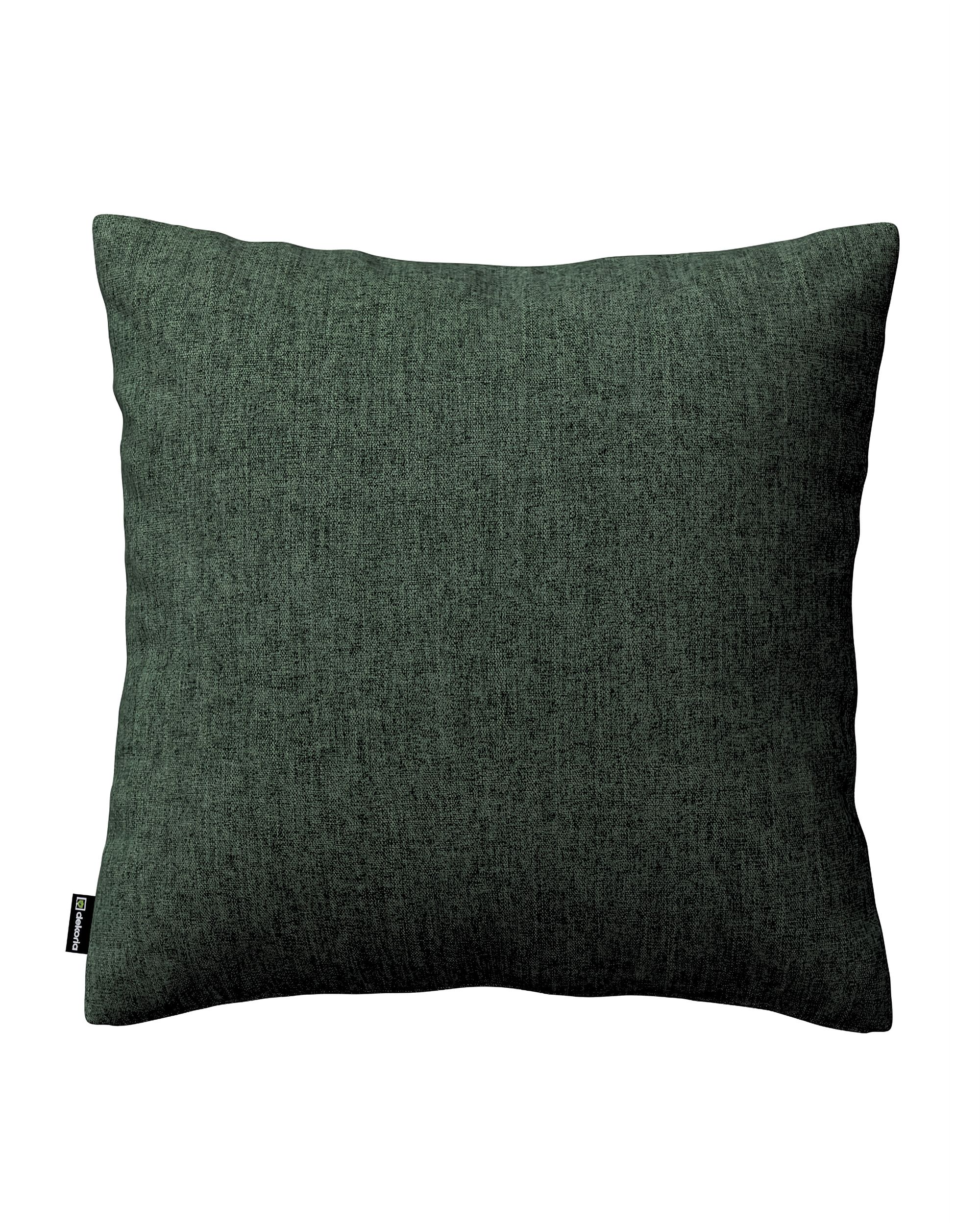 Housse de coussin Kinga couleur vert tissu tresse