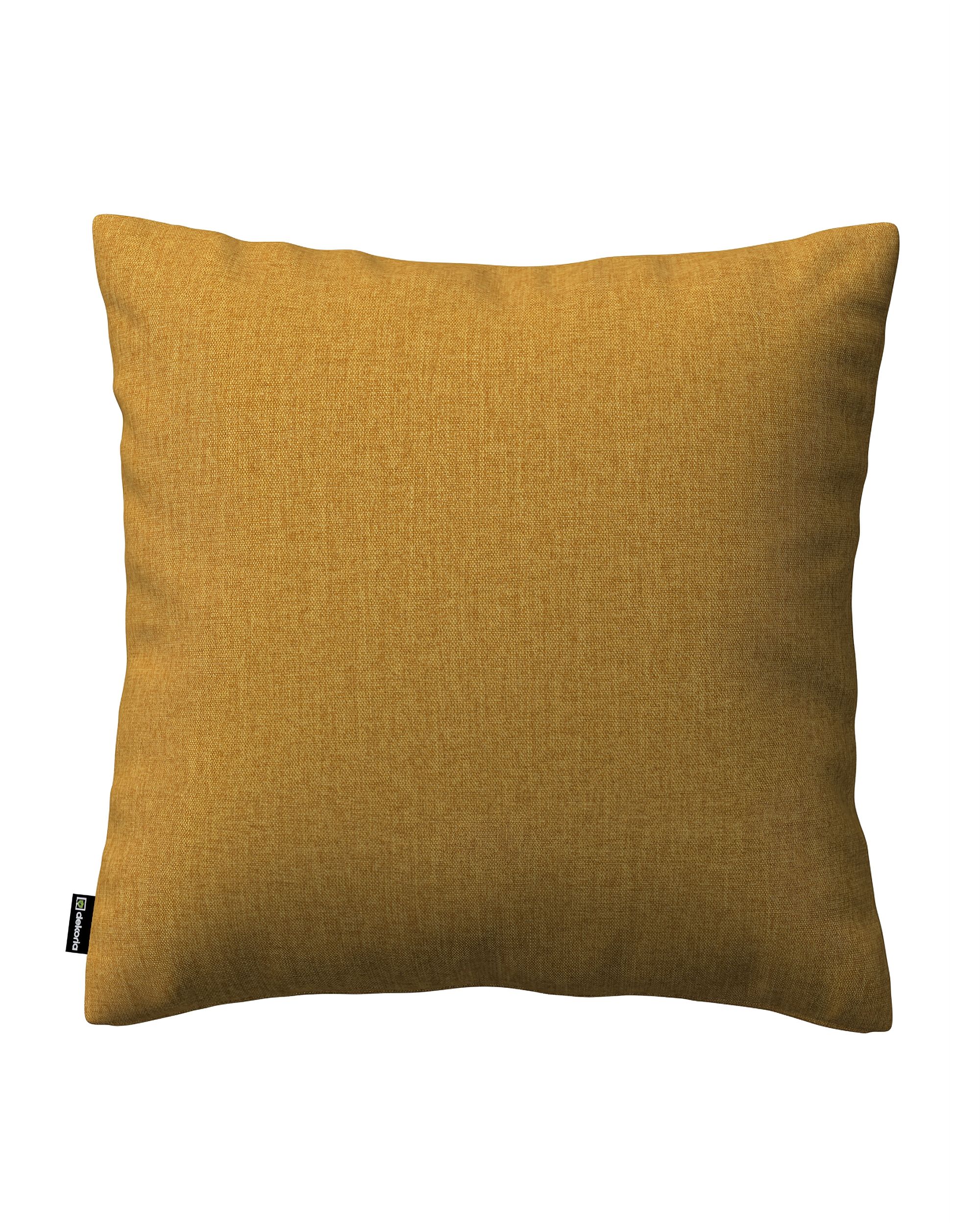 Housse de coussin Kinga couleur jaune tissu tresse