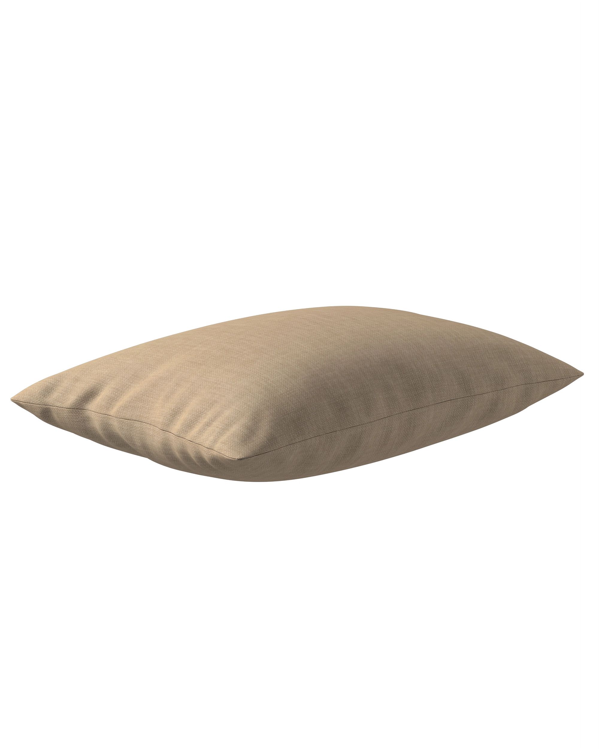 Housse de coussin rectangulaire Kinga couleur beige tissu tresse (hover)