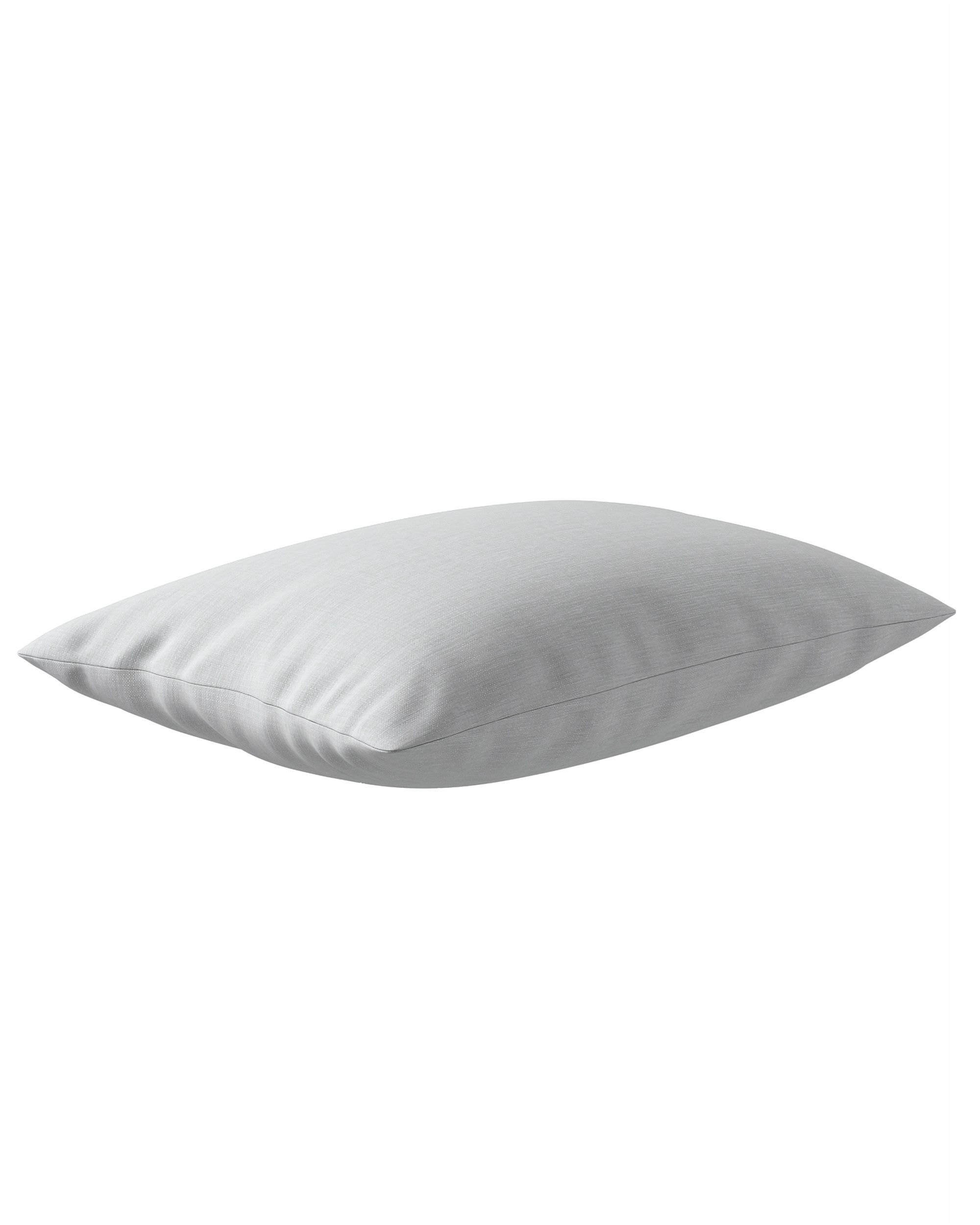 Housse de coussin rectangulaire Kinga couleur gris tissu extérieur, tresse (hover)