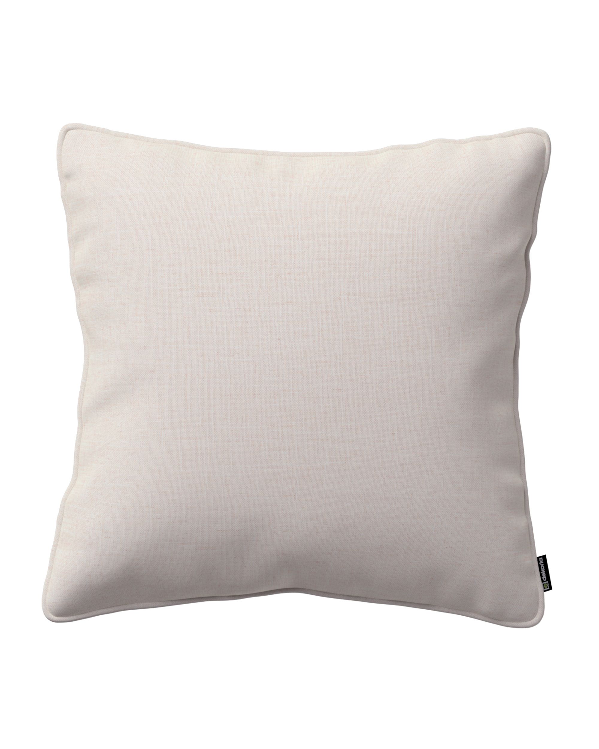 Housse de coussin Gabi couleur crème tissu tresse