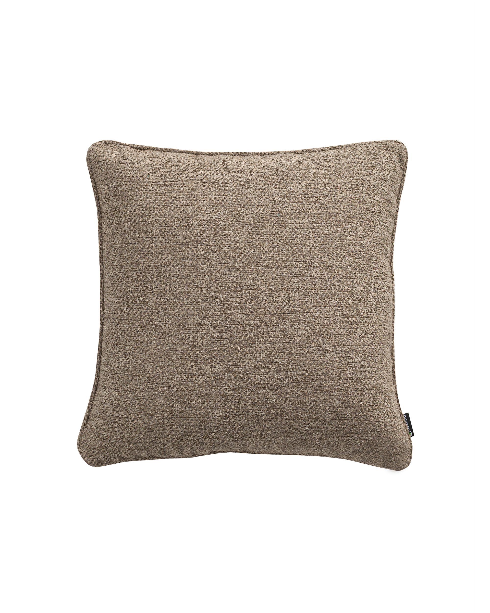 Housse de coussin Gabi couleur beige tissu tresse