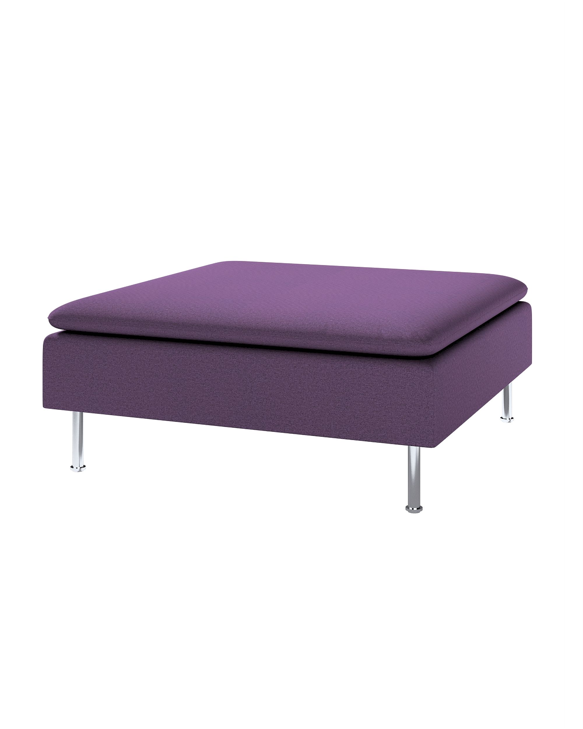 Housse pour repose-pieds Söderhamn couleur violet tissu tresse
