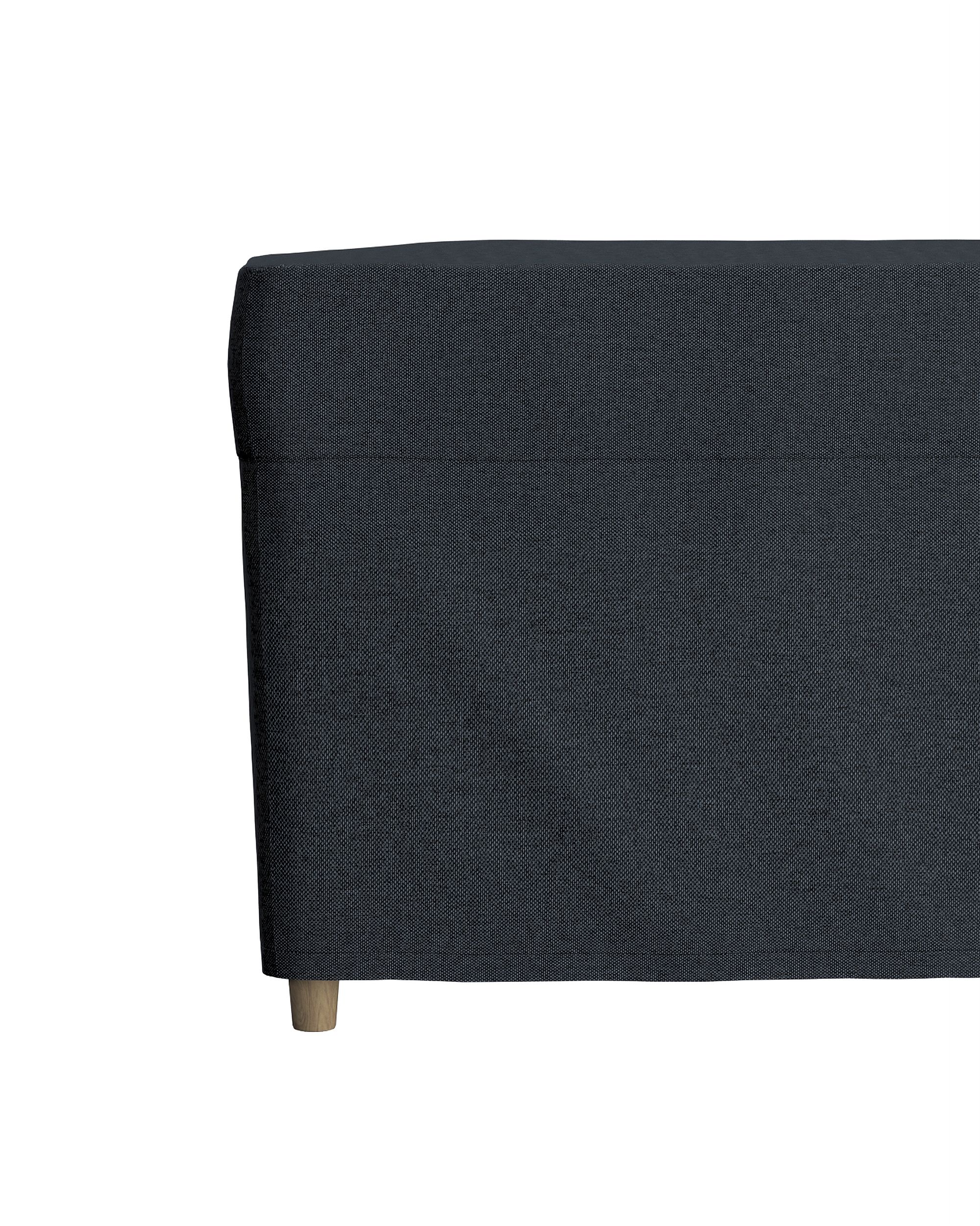 Housse pour repose-pieds Strandmon couleur bleu tissu tresse (hover)