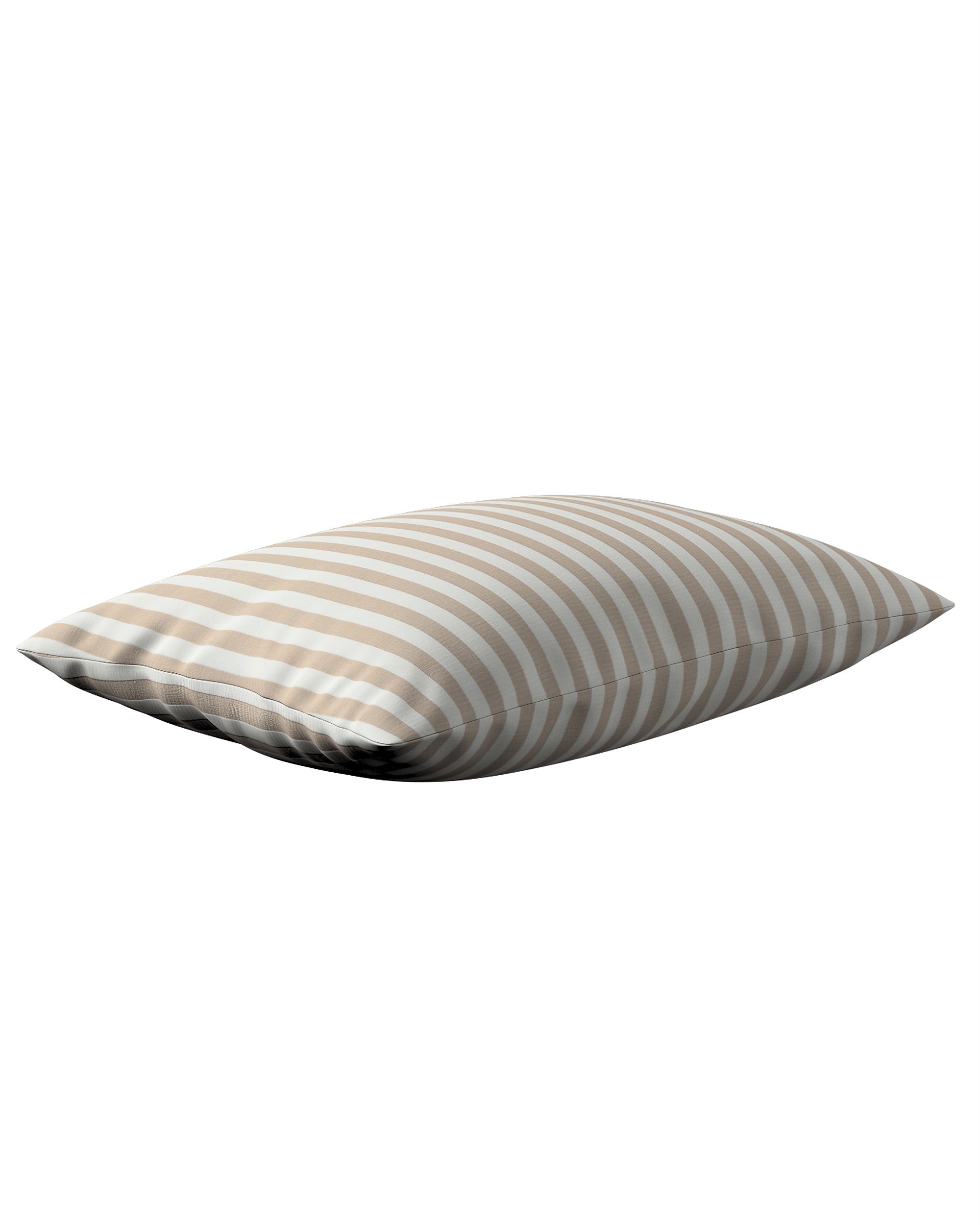 Housse de coussin rectangulaire Kinga couleur beige tissu à motifs (hover)