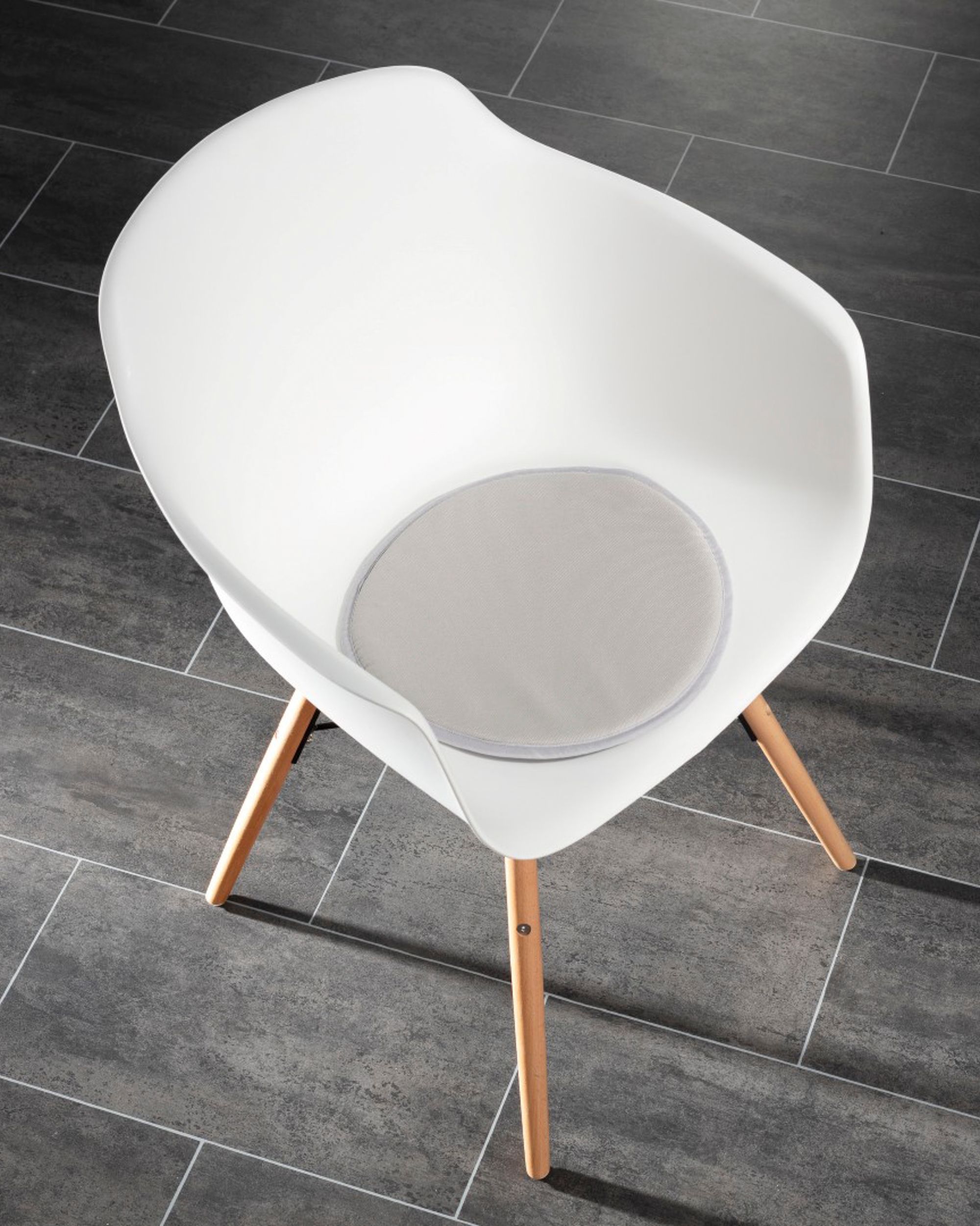 Coussin de chaise Dot argent (hover)