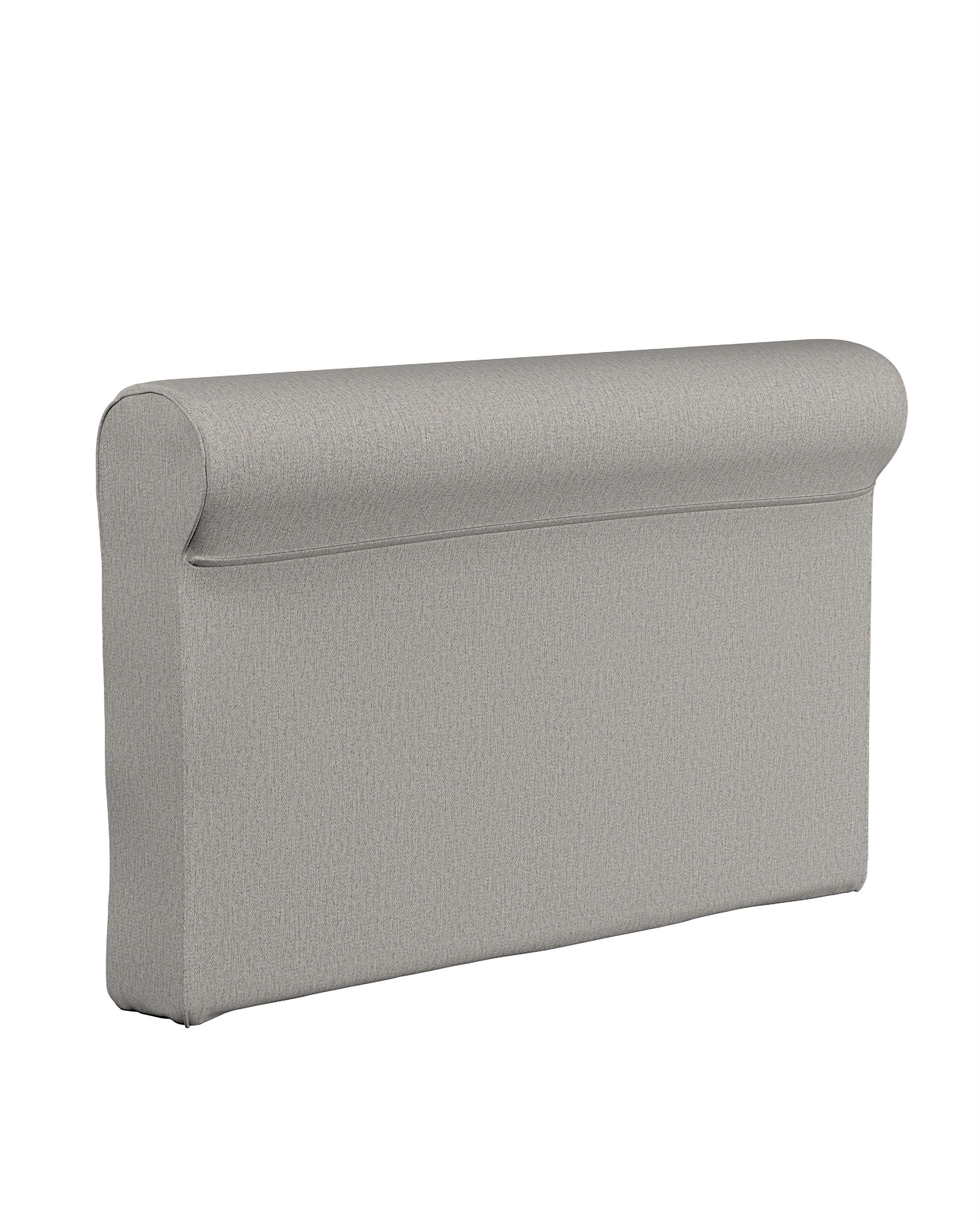 Housse d'accoudoir Grönlid couleur gris tissu tresse