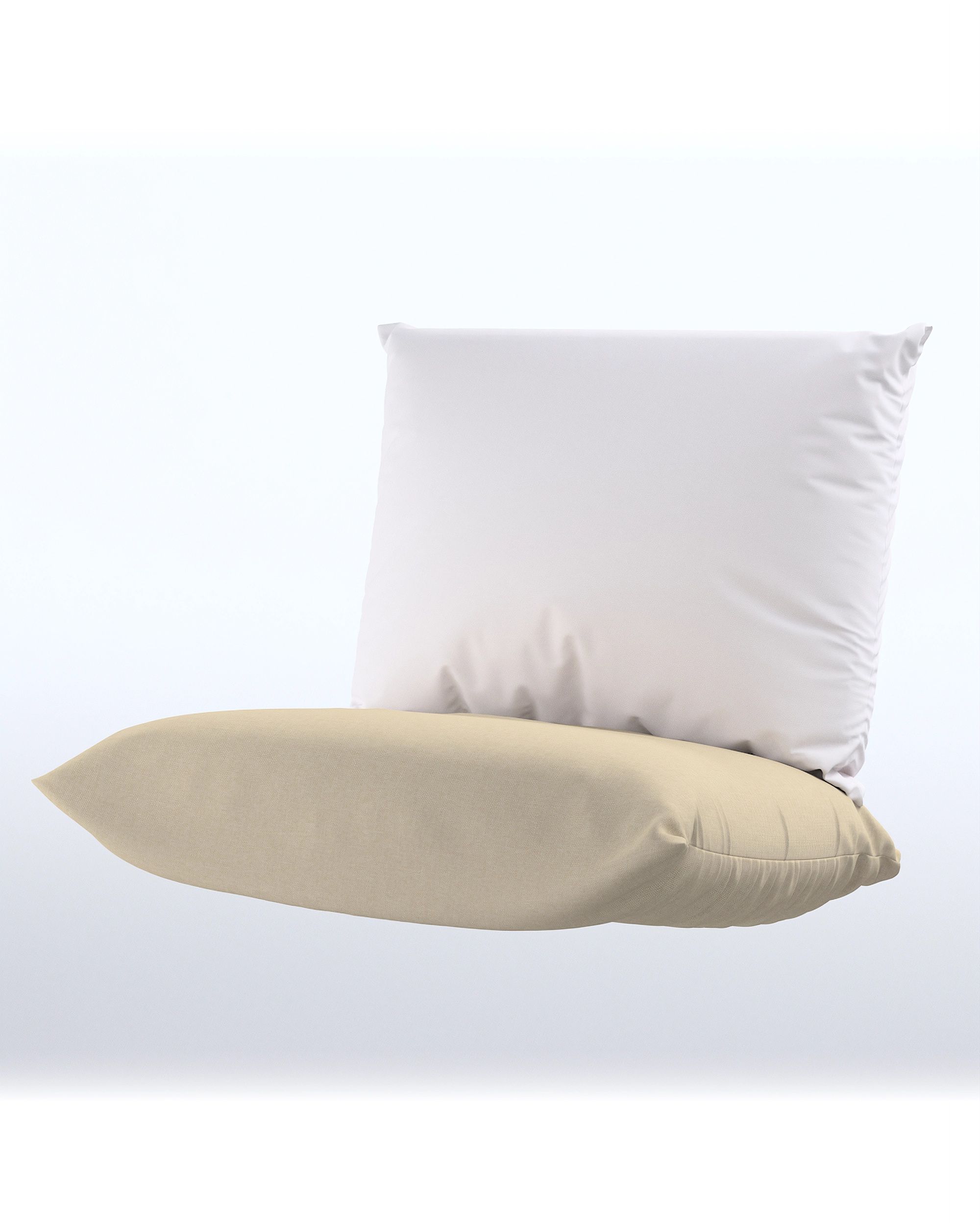 Housse de siège Havsten 87x82cm couleur beige tissu extérieur, tresse
