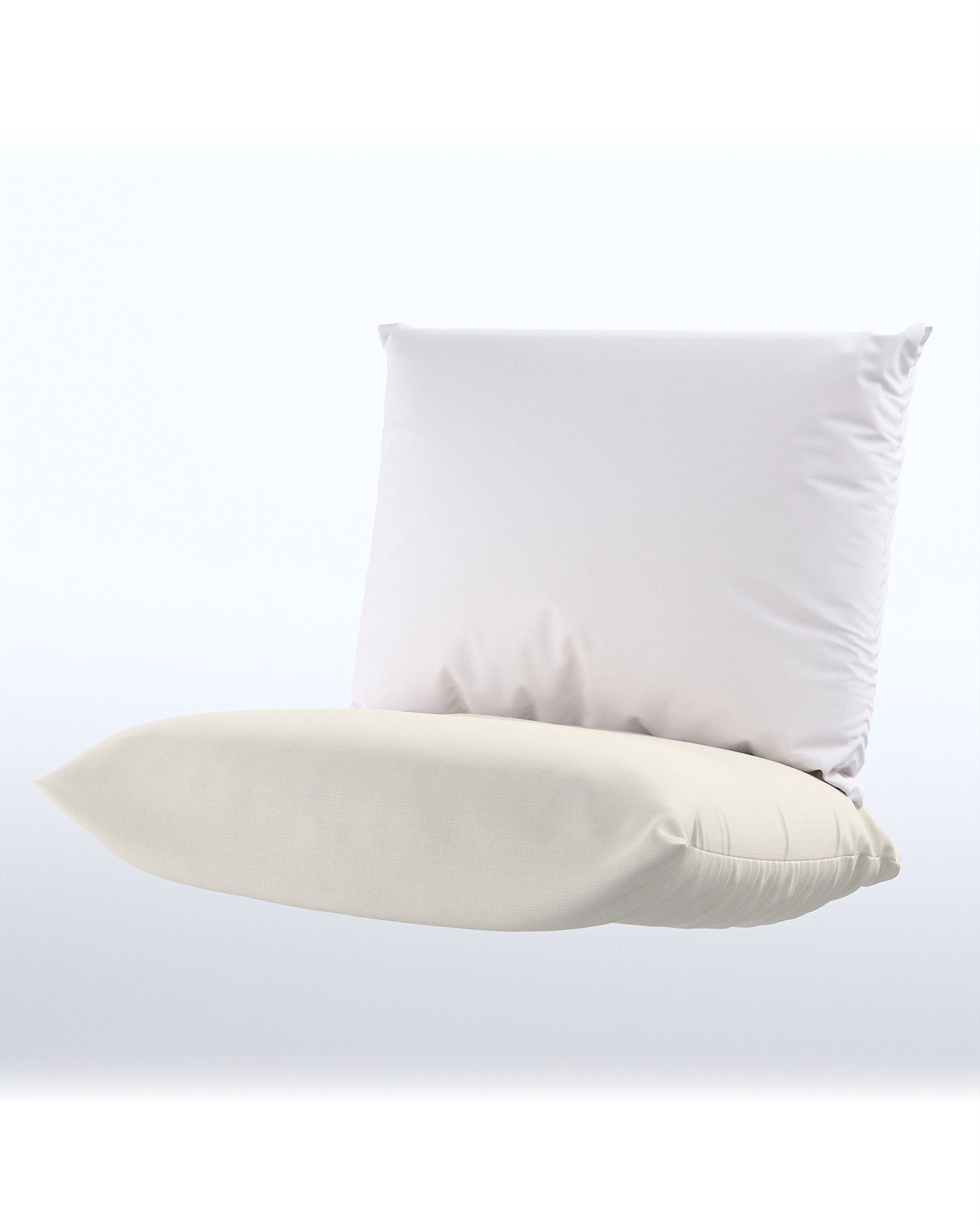 Housse de siège Havsten 87x82cm couleur crème tissu extérieur, tresse