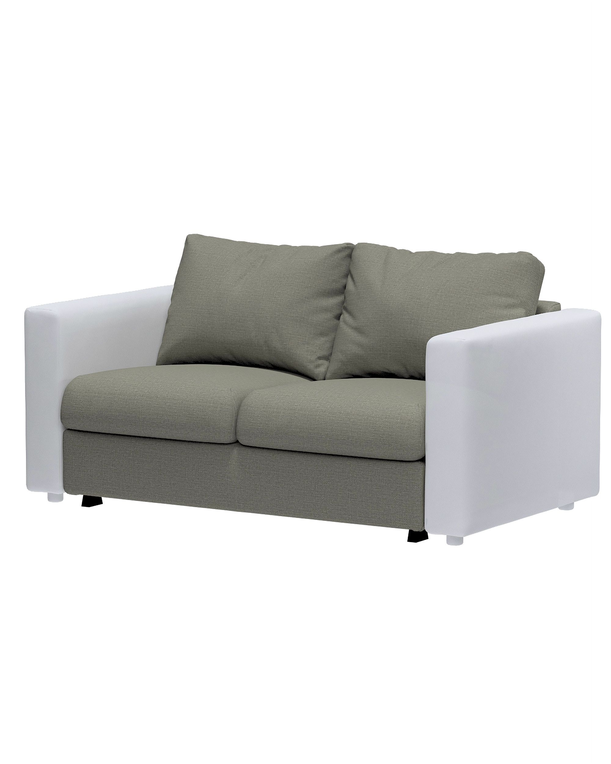 Housse pour section canapé-lit 2 pl. Vimle couleur gris tissu tresse