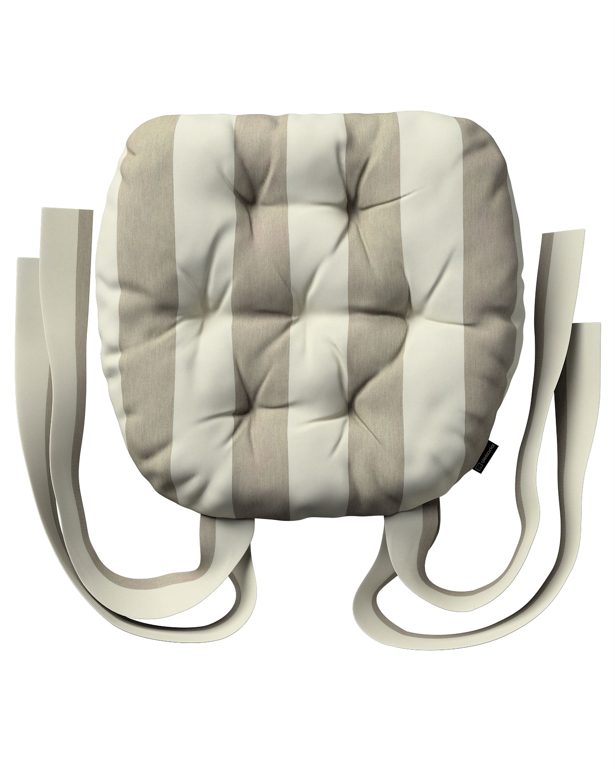 Carreau de chaise Martin couleur beige tissu à motifs (hover)