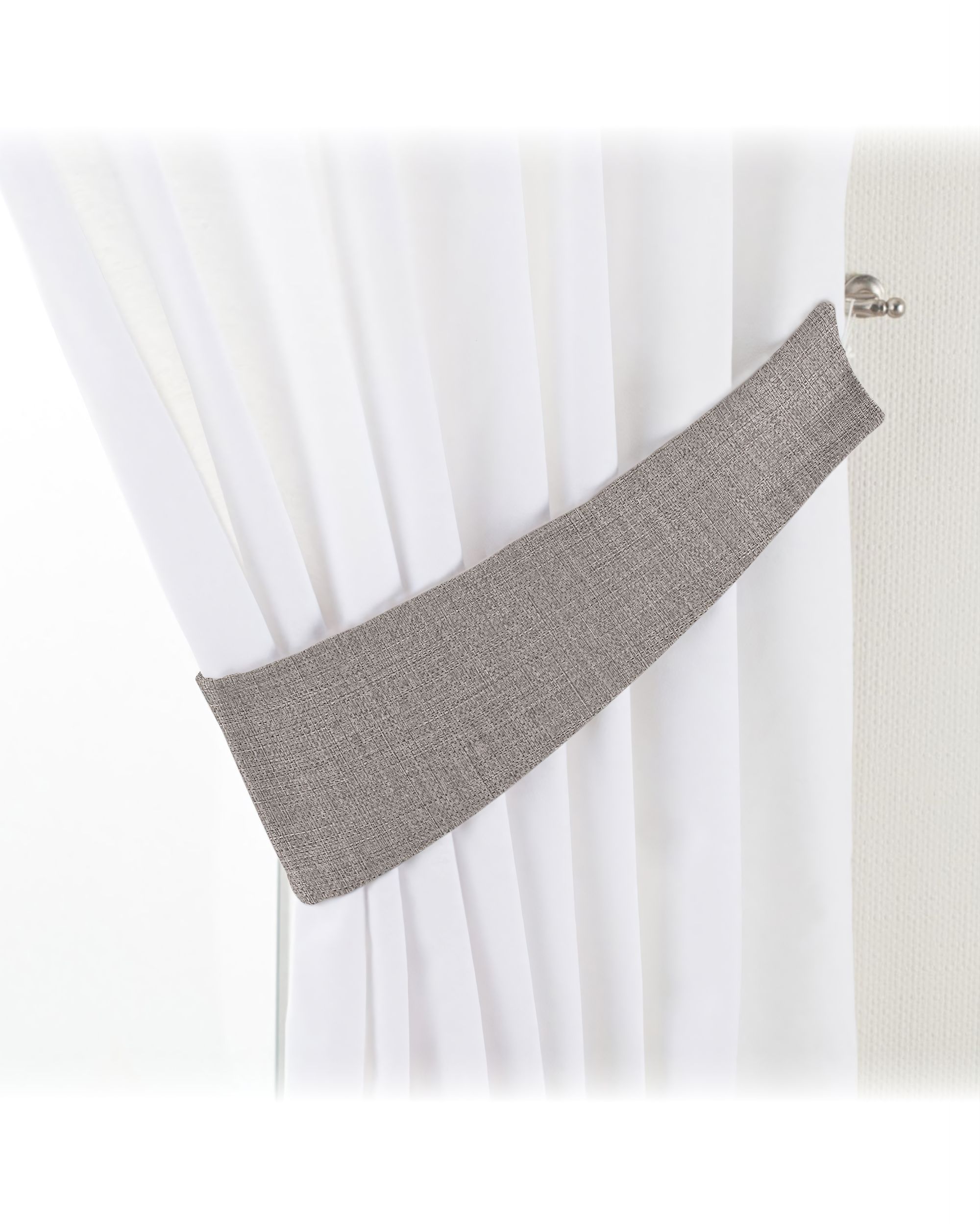 Jarretière Victoria couleur gris tissu tresse, black-out