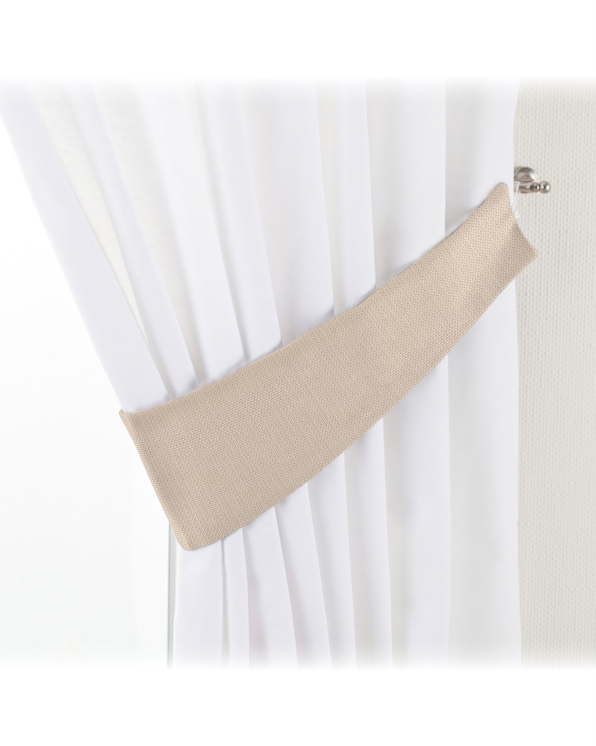Jarretière Victoria couleur crème tissu tresse, black-out