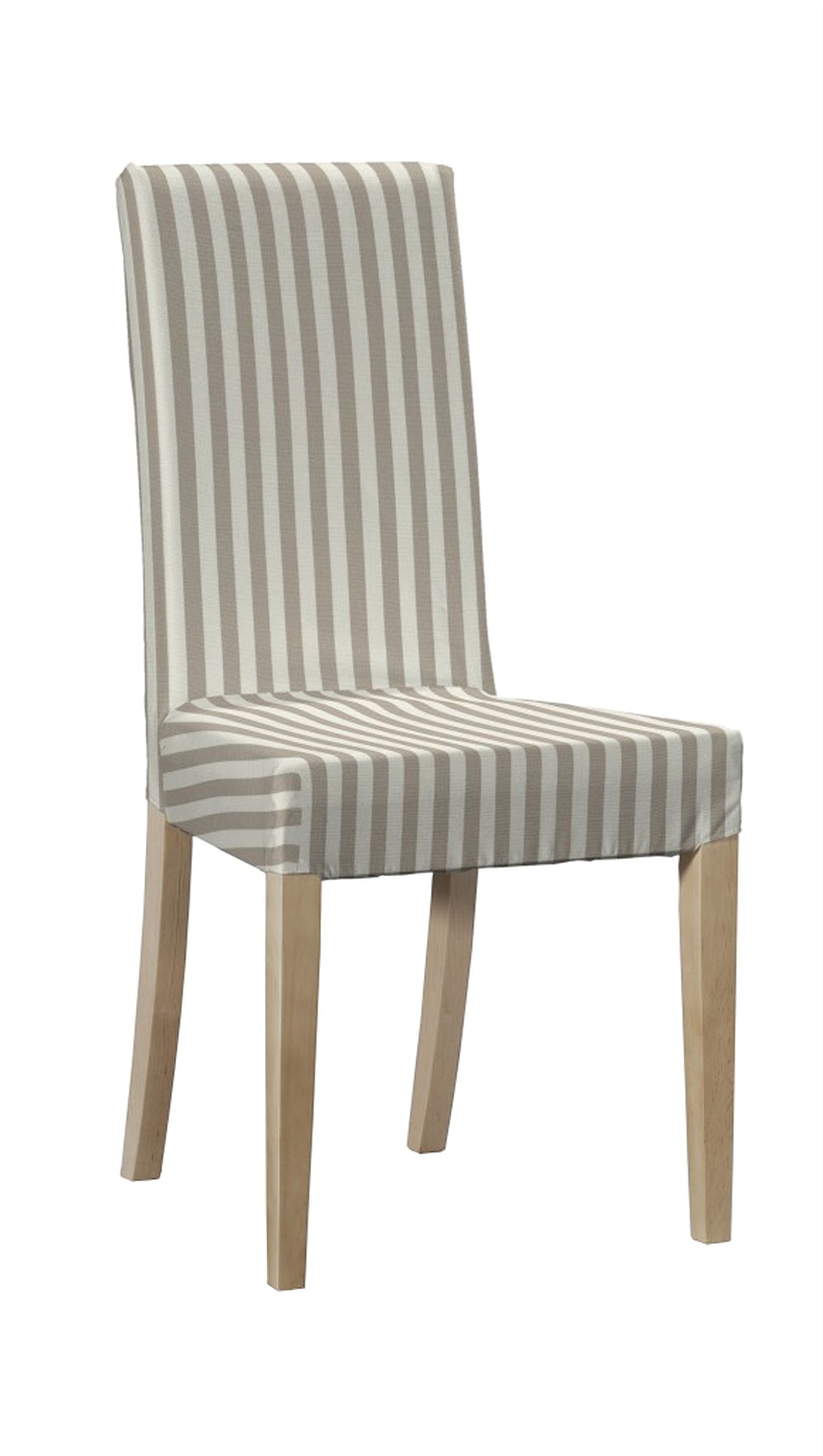 Housse pour chaise Harry, courte couleur beige tissu à motifs (hover)