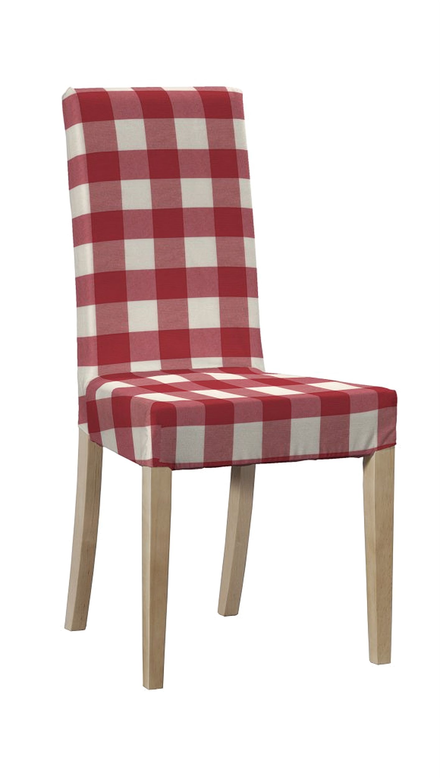 Housse pour chaise Harry, courte couleur rouge tissu à motifs (hover)