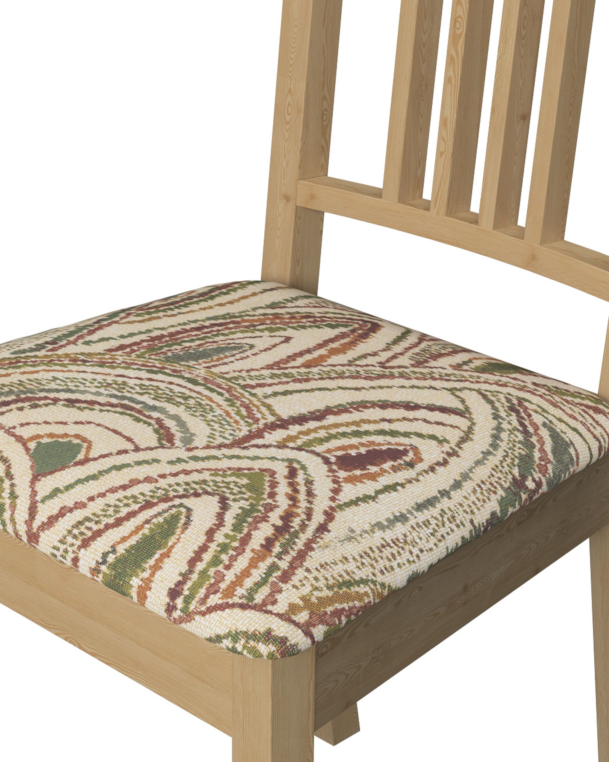 Housse pour coussin d'assise Börje couleur multicolore tissu tresse, à motifs (hover)