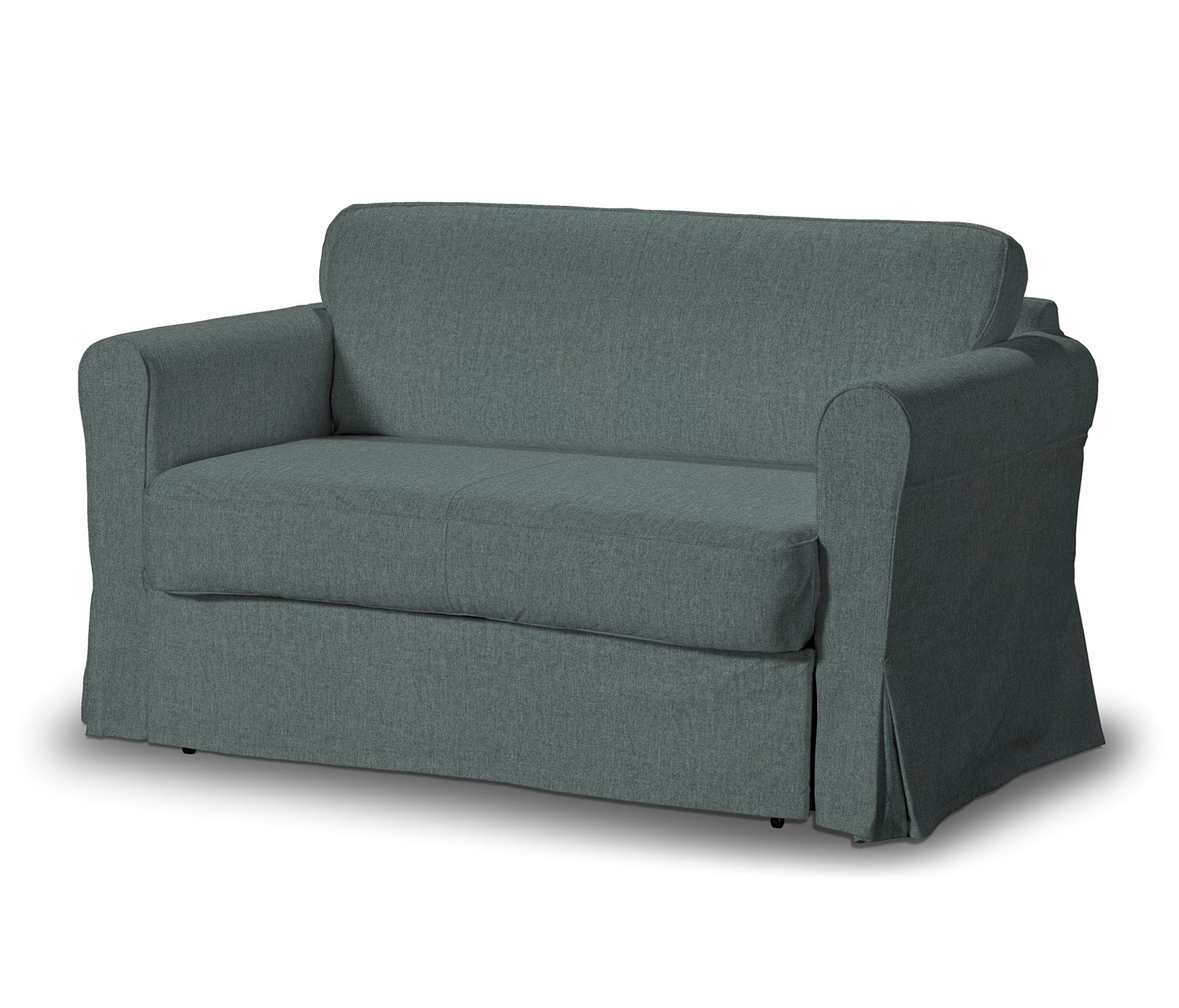 Housse canapé Hagalund couleur bleu tissu tresse