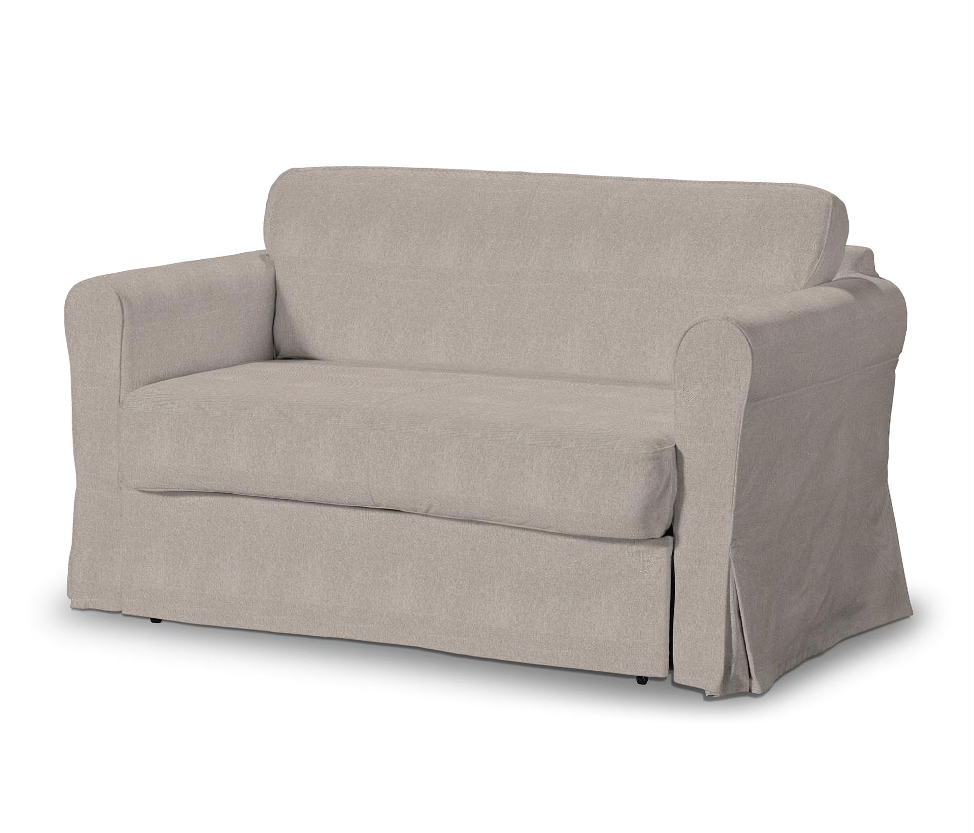 Housse canapé Hagalund couleur beige tissu tresse