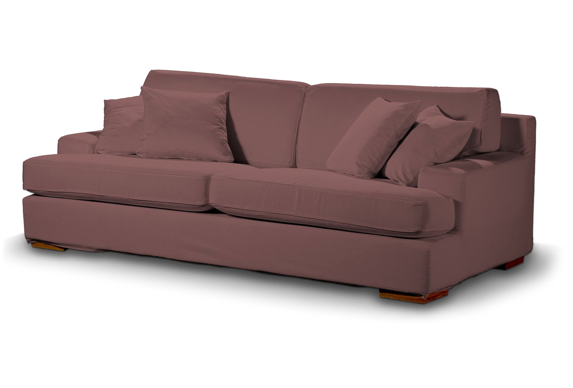 Housse canapé Göteborg non convertible couleur violet tissu velours