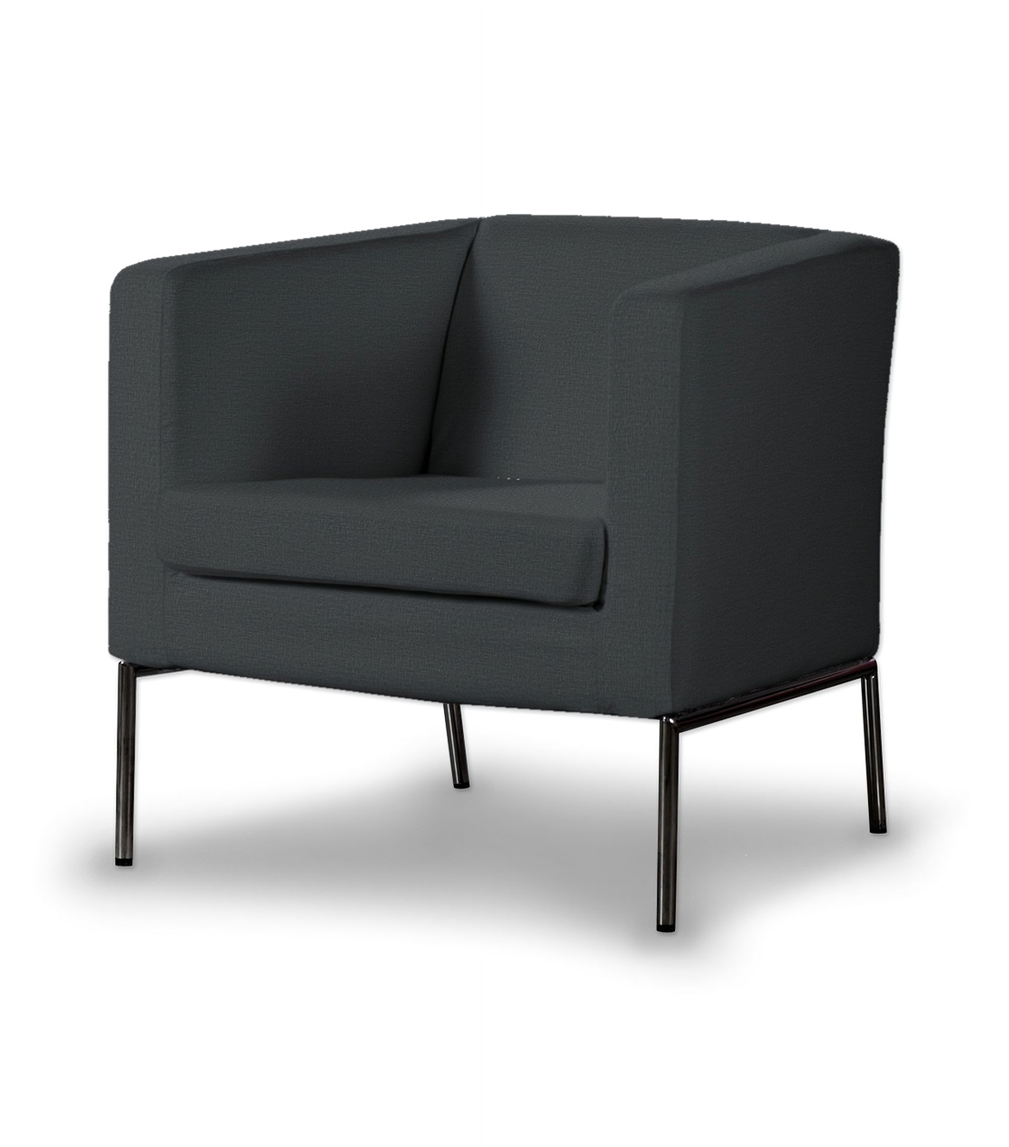 Housse pour fauteuil Klappsta couleur gris tissu velours