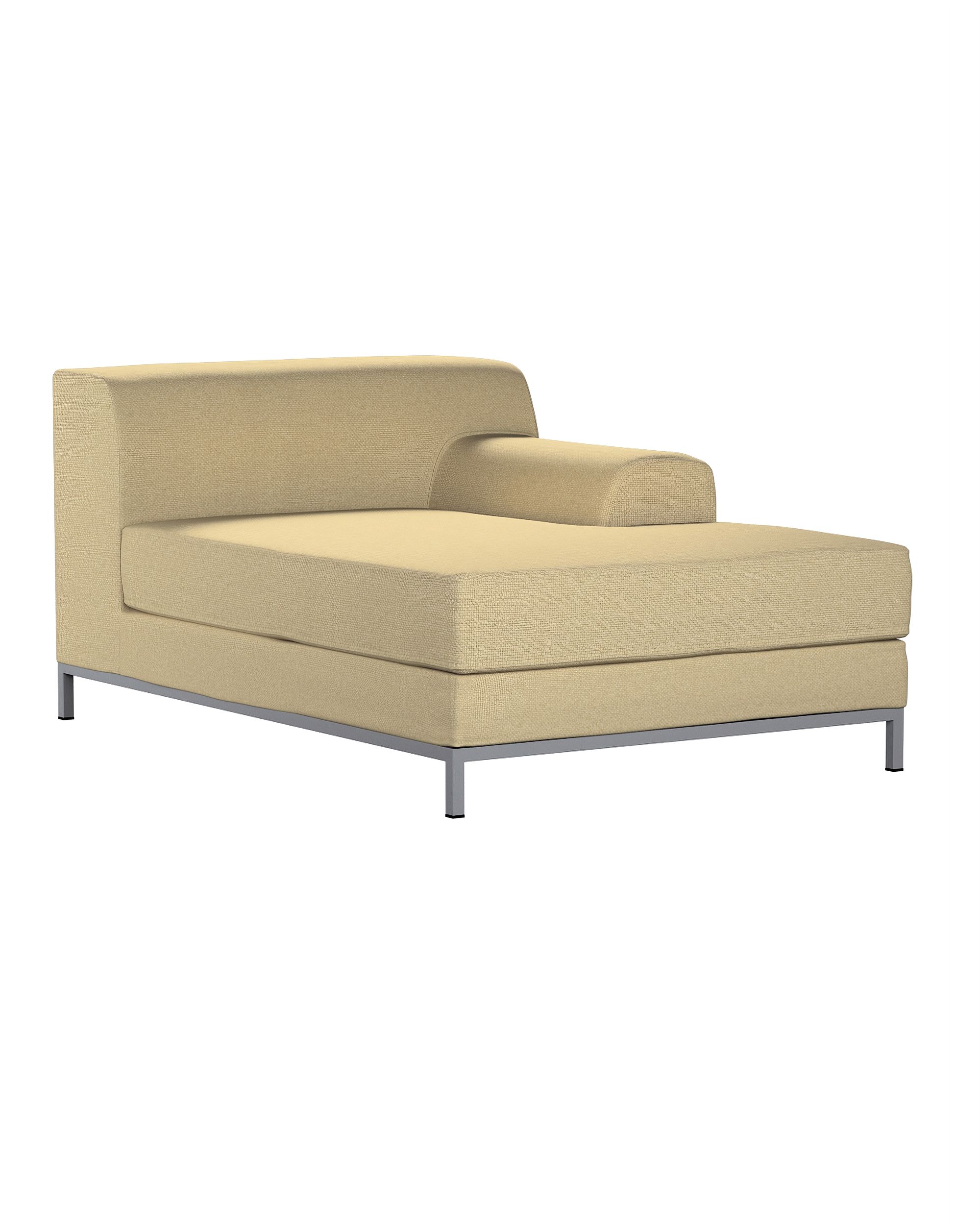 Housse pour méridienne IKEA Kramfors accoudoir droite couleur vert tissu tresse