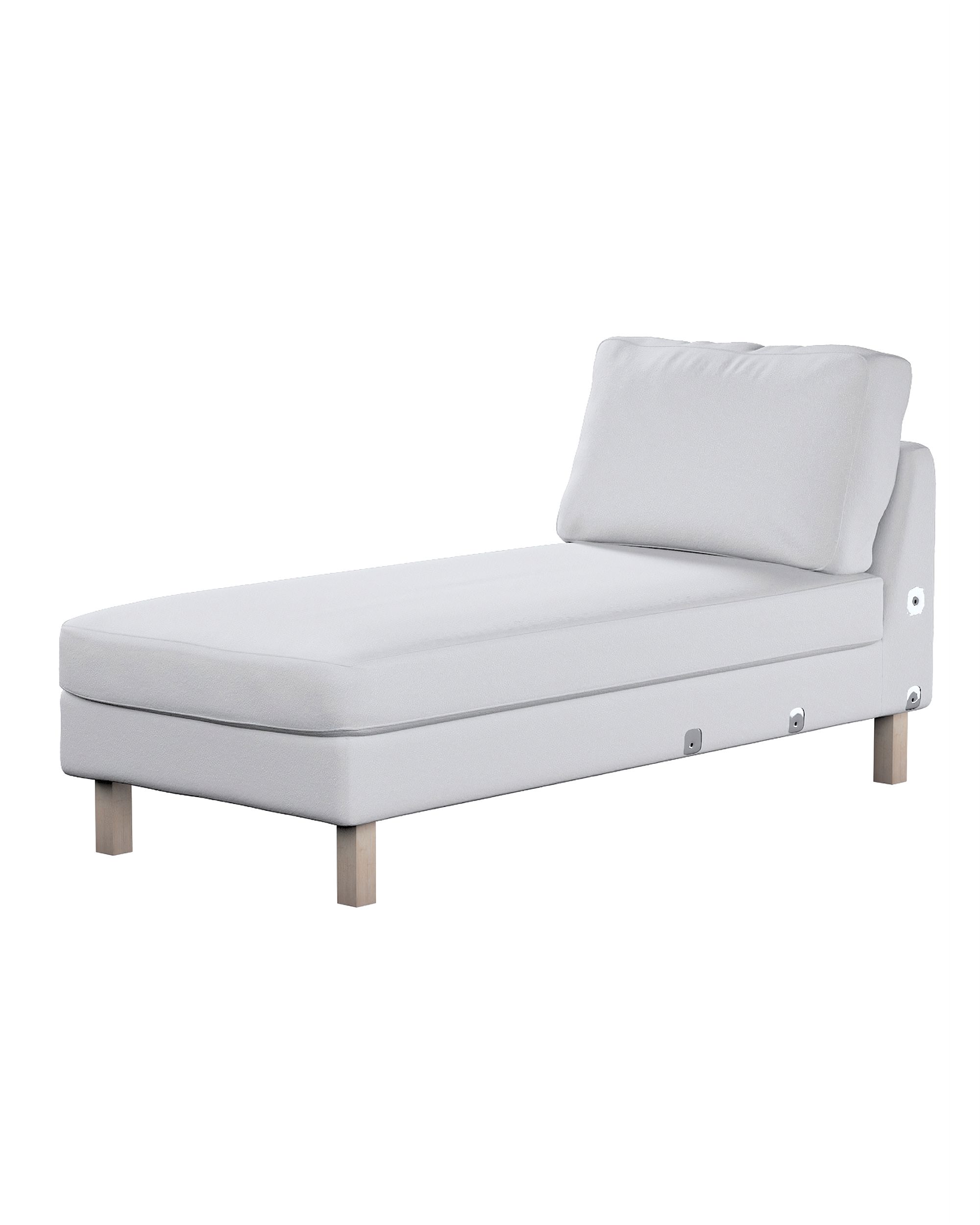 Housse pour méridienne élément complémentaire Karlstad, courte couleur blanc tissu tresse