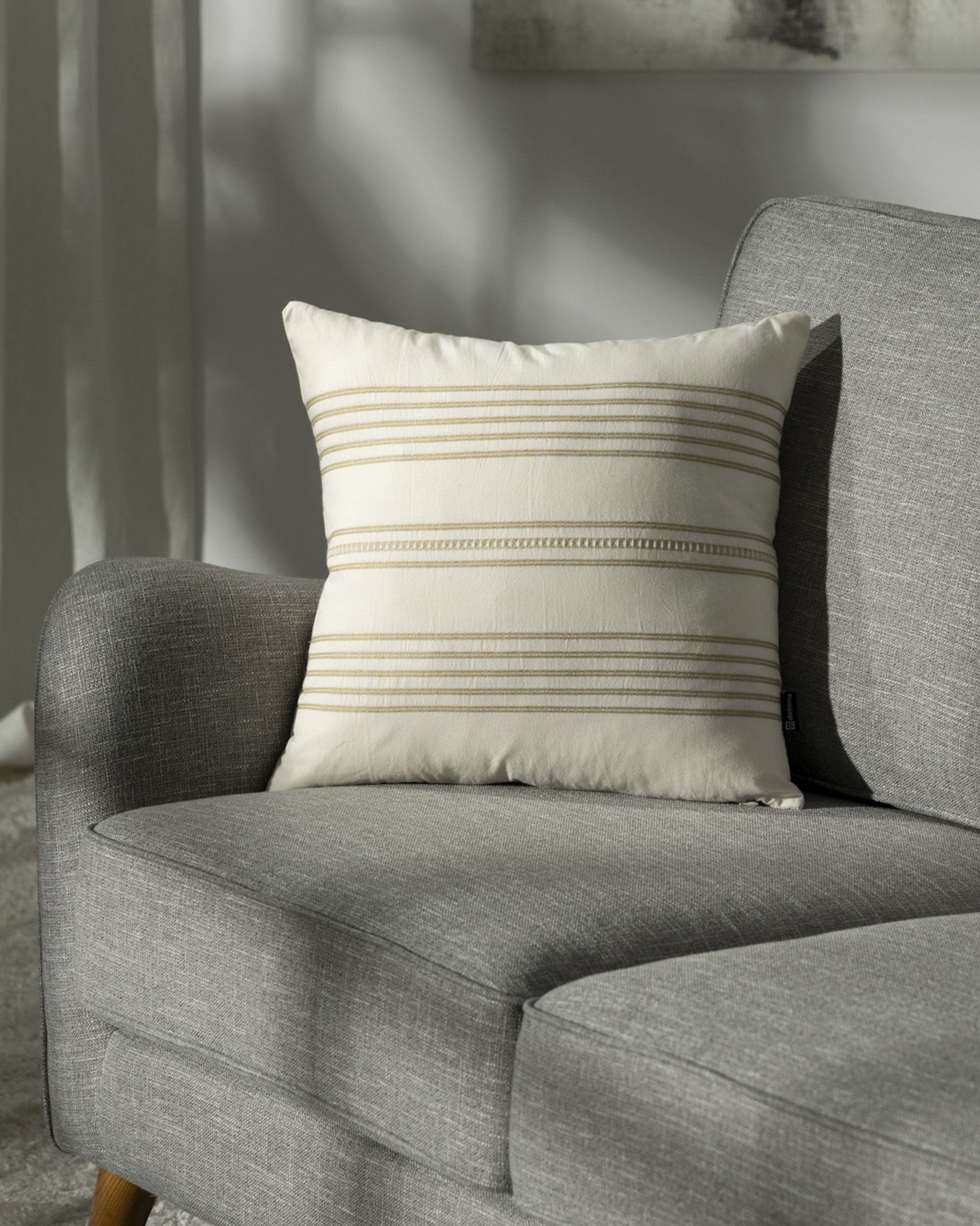 Linea Sand housse de coussin 45x45 cm (hover)