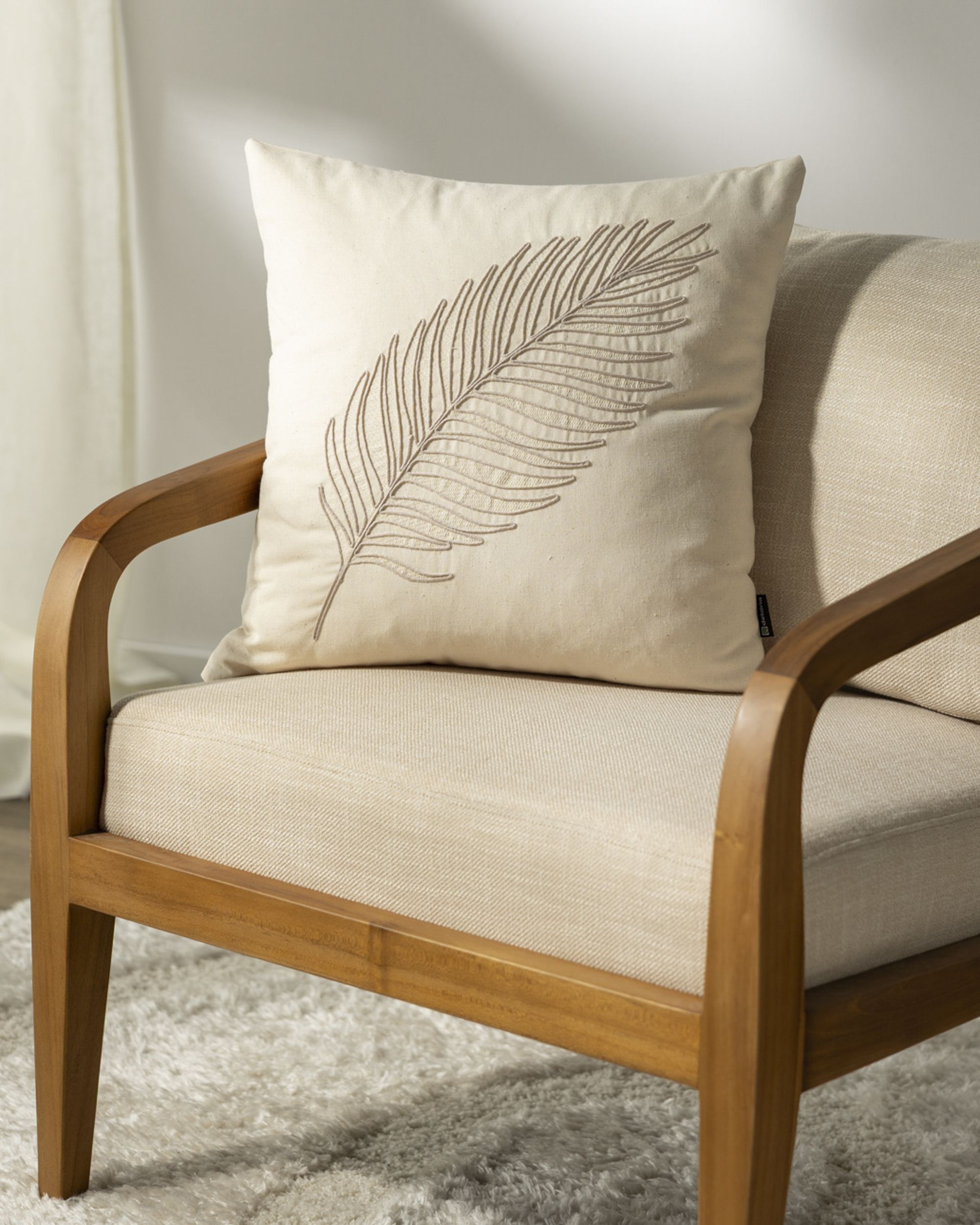 Housse de coussin Botaniqa Palm 45x45 cm (hover)