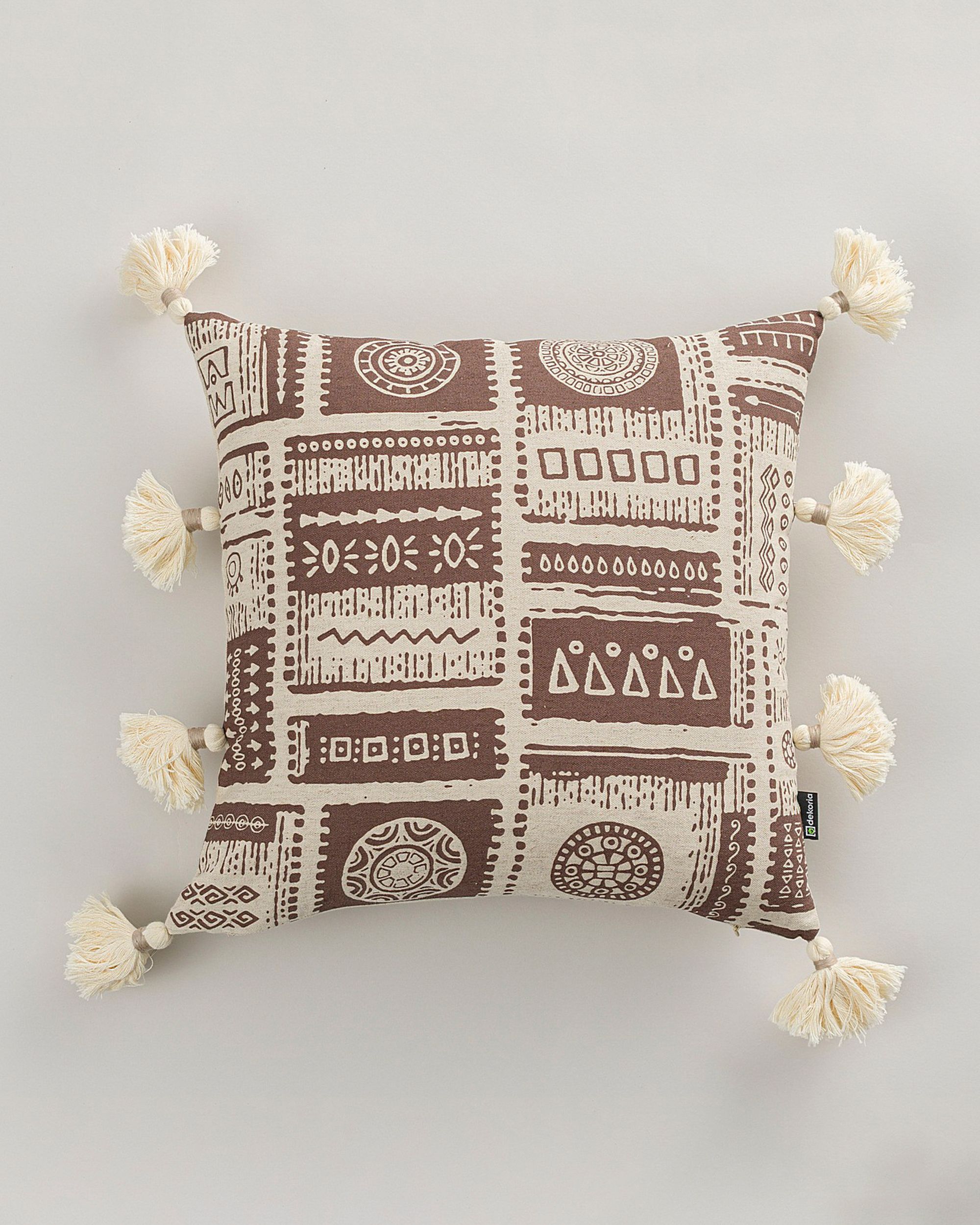 Housse de coussin Tassel Nomad Tribal 45x45 cm