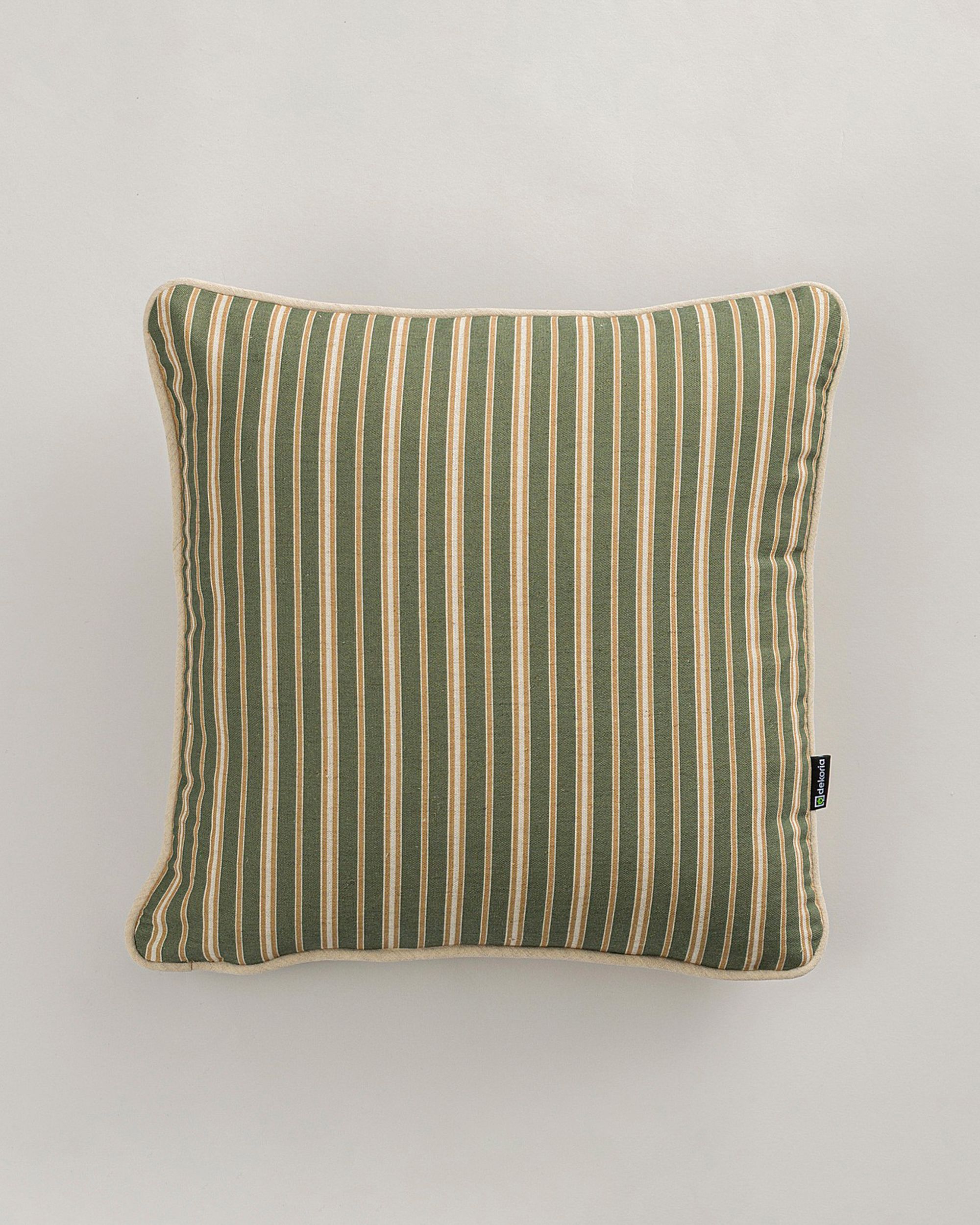 Housse de coussin Classic Stripe Olive 45x45 cm