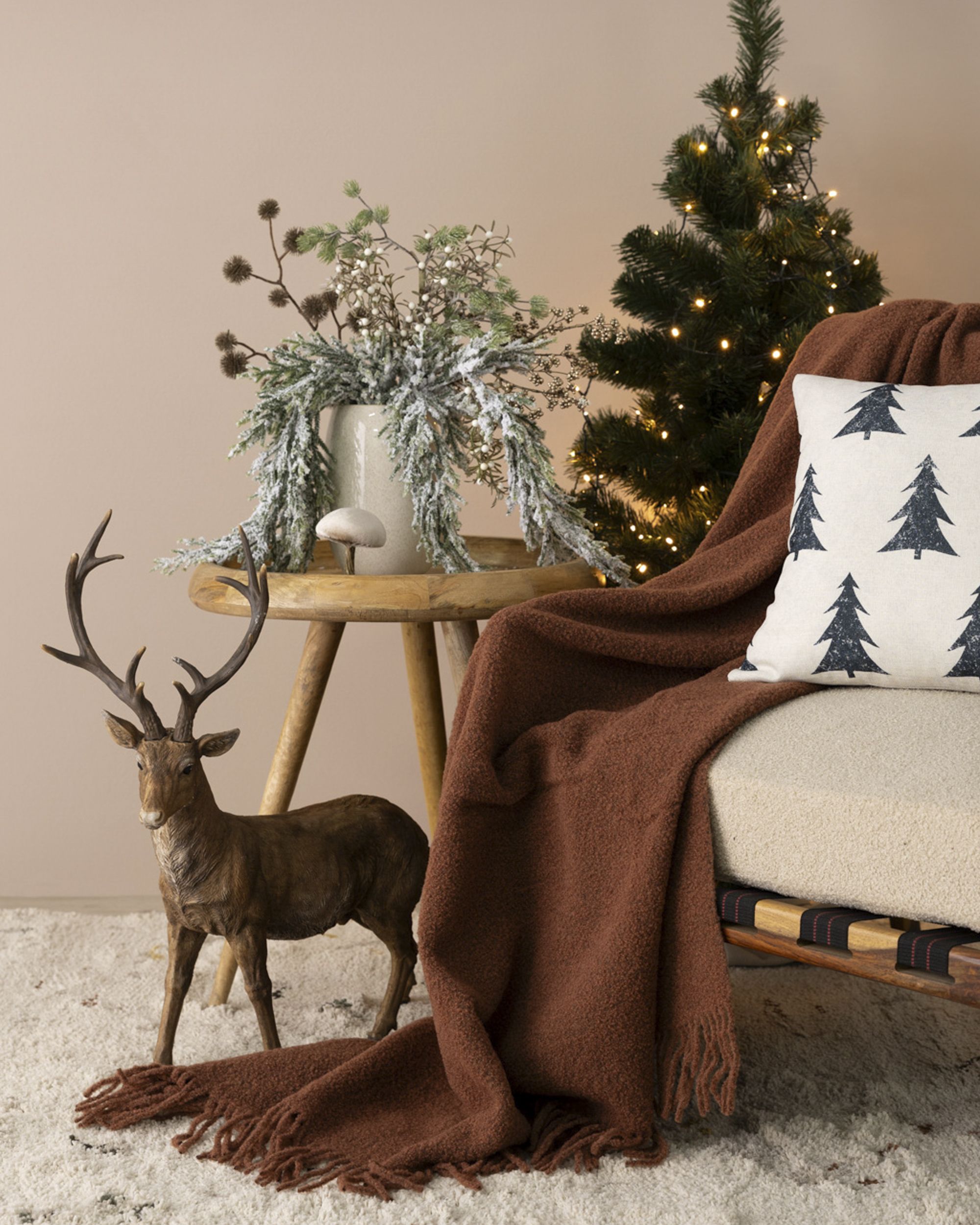 Housse de coussin Evergreen Whimsy 43x43 cm (hover)