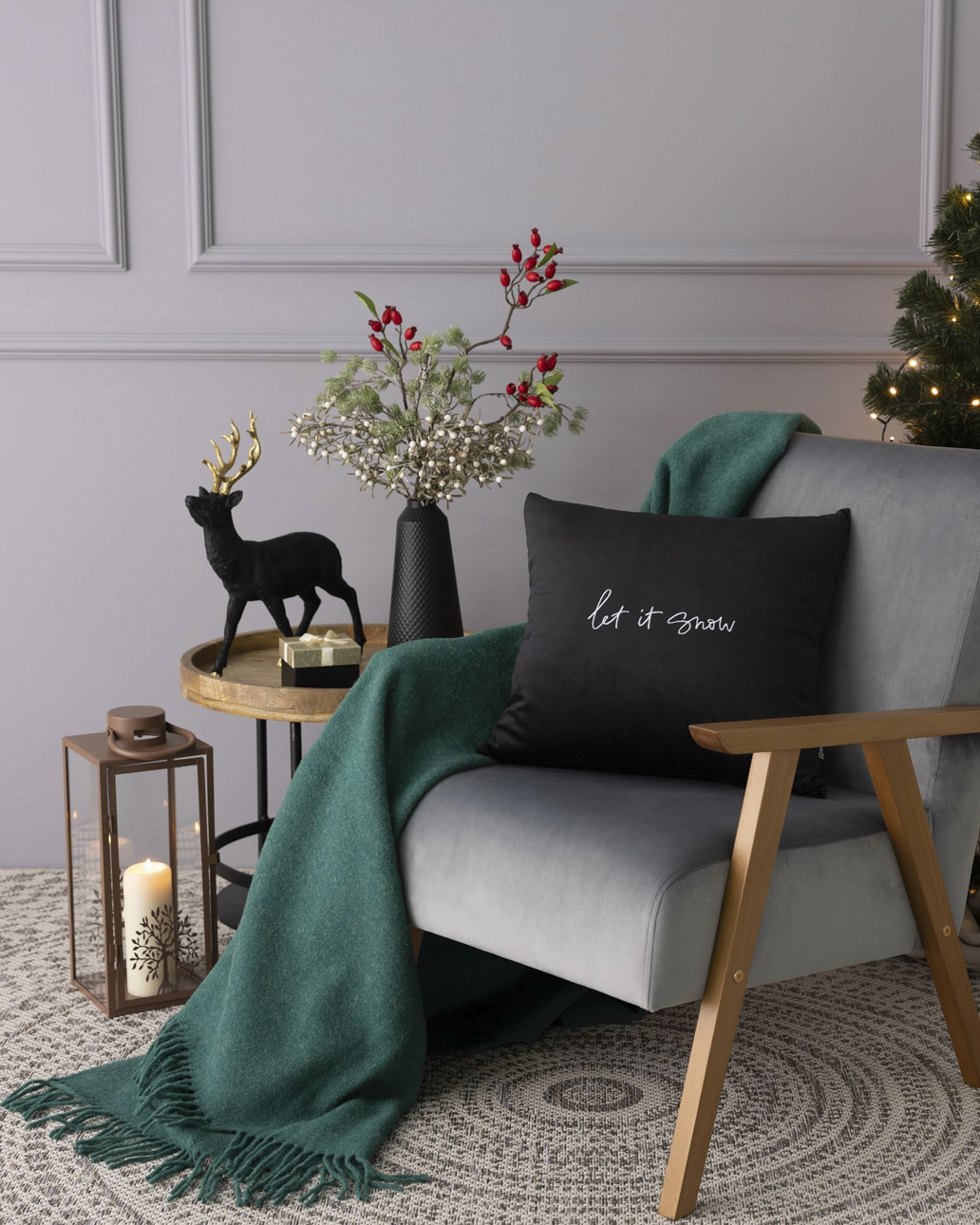 Housse de coussin Christmas Wish 43x43 cm (hover)