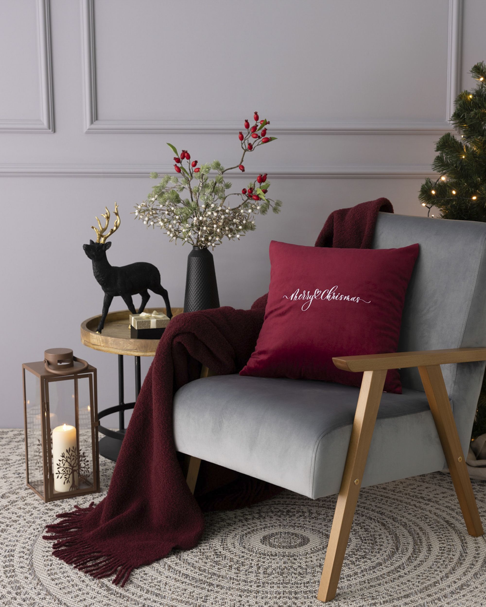 Housse de coussin Winter Wish 43x43 cm (hover)