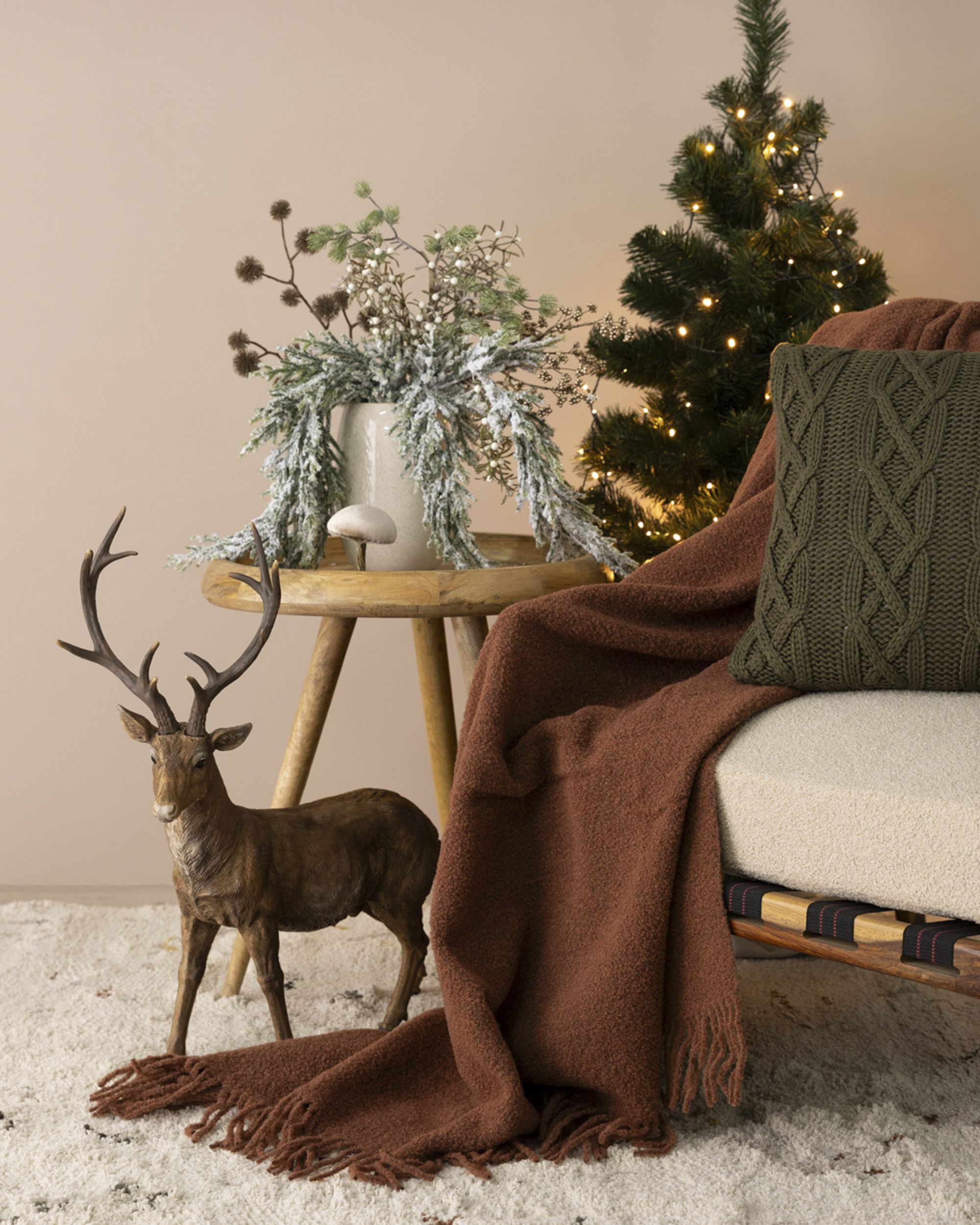 Housse de coussin Knitted Warmth 43x43 cm (hover)