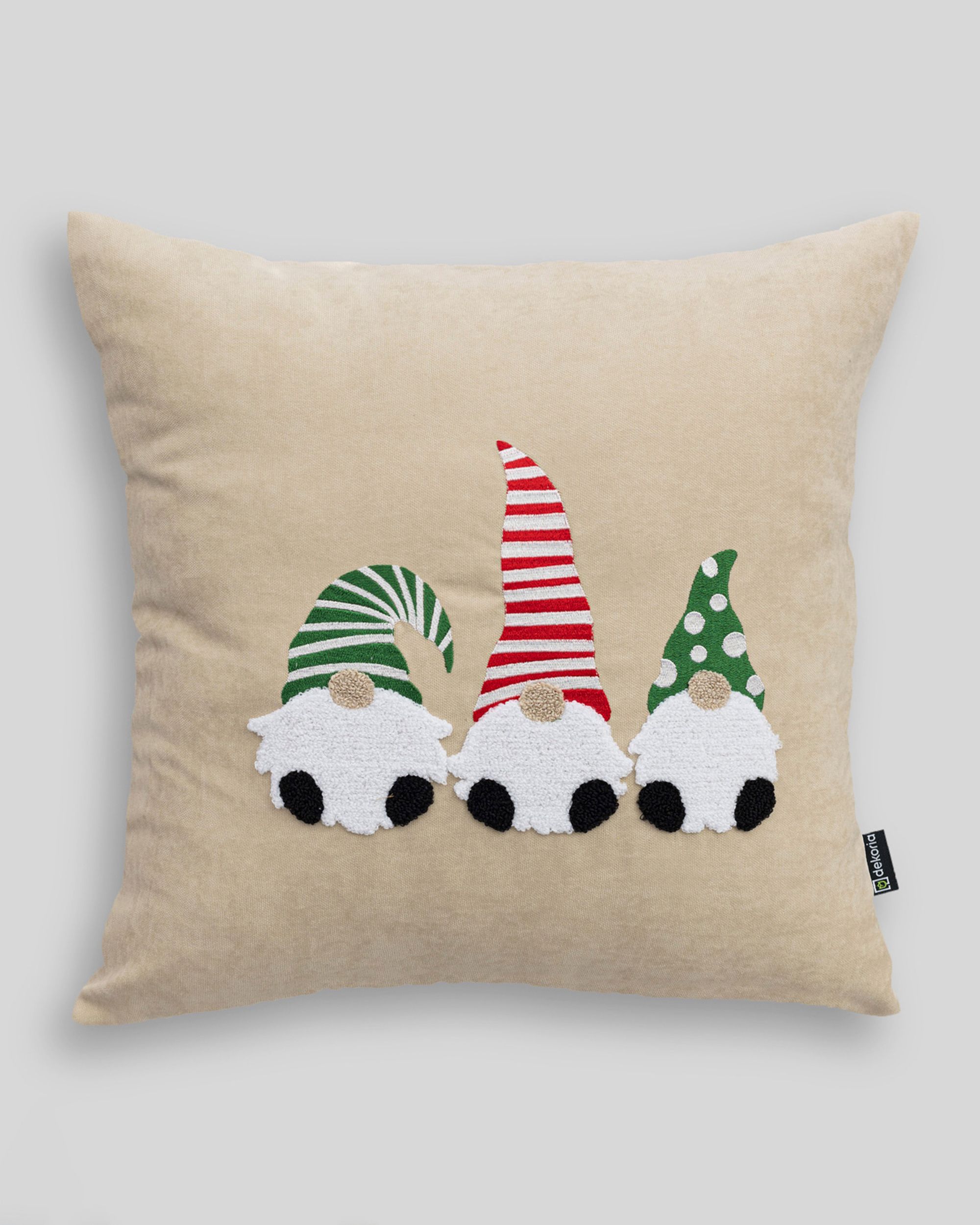 Housse de coussin Jolly Gnomes Green 43x43 cm