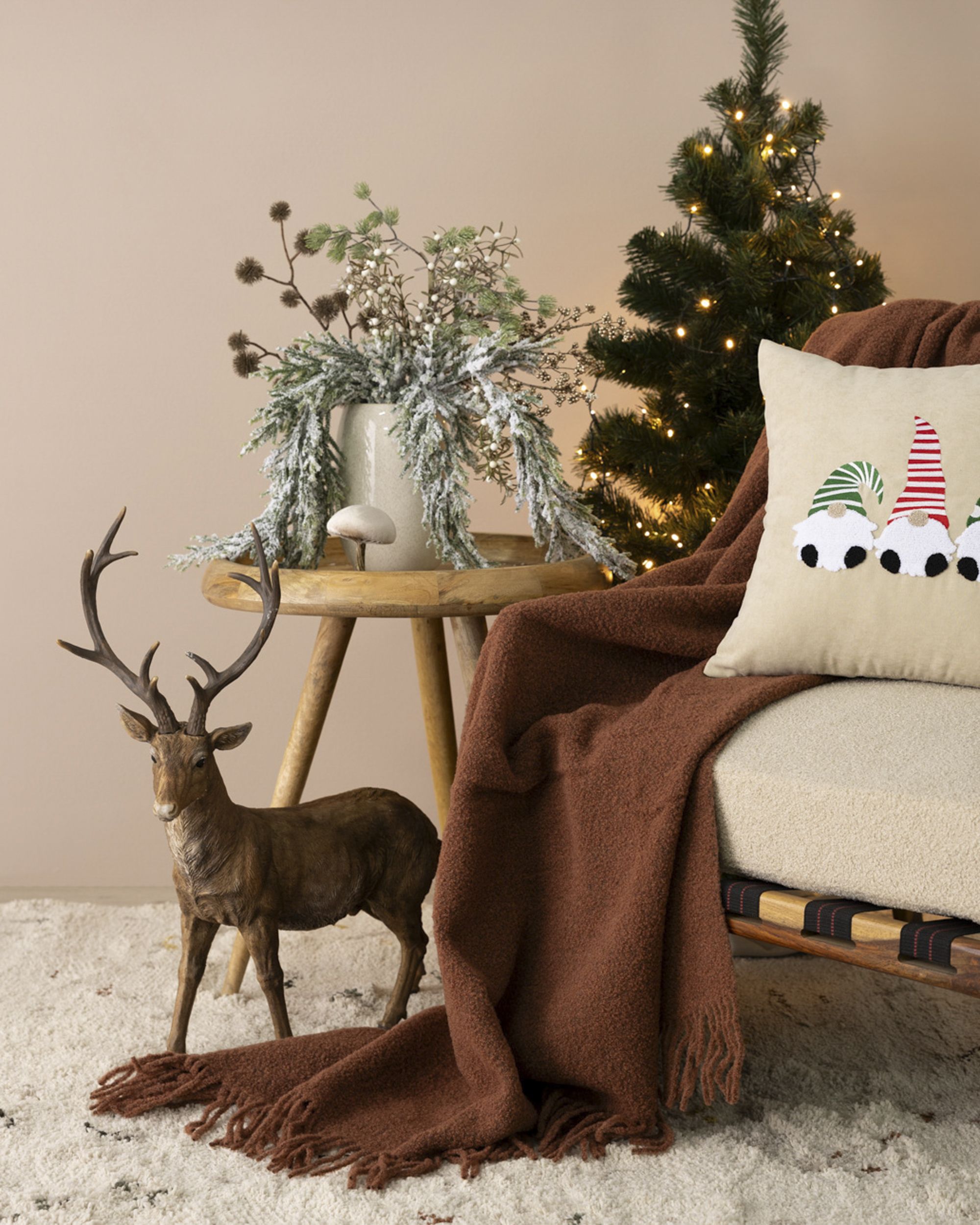 Housse de coussin Jolly Gnomes Green 43x43 cm (hover)