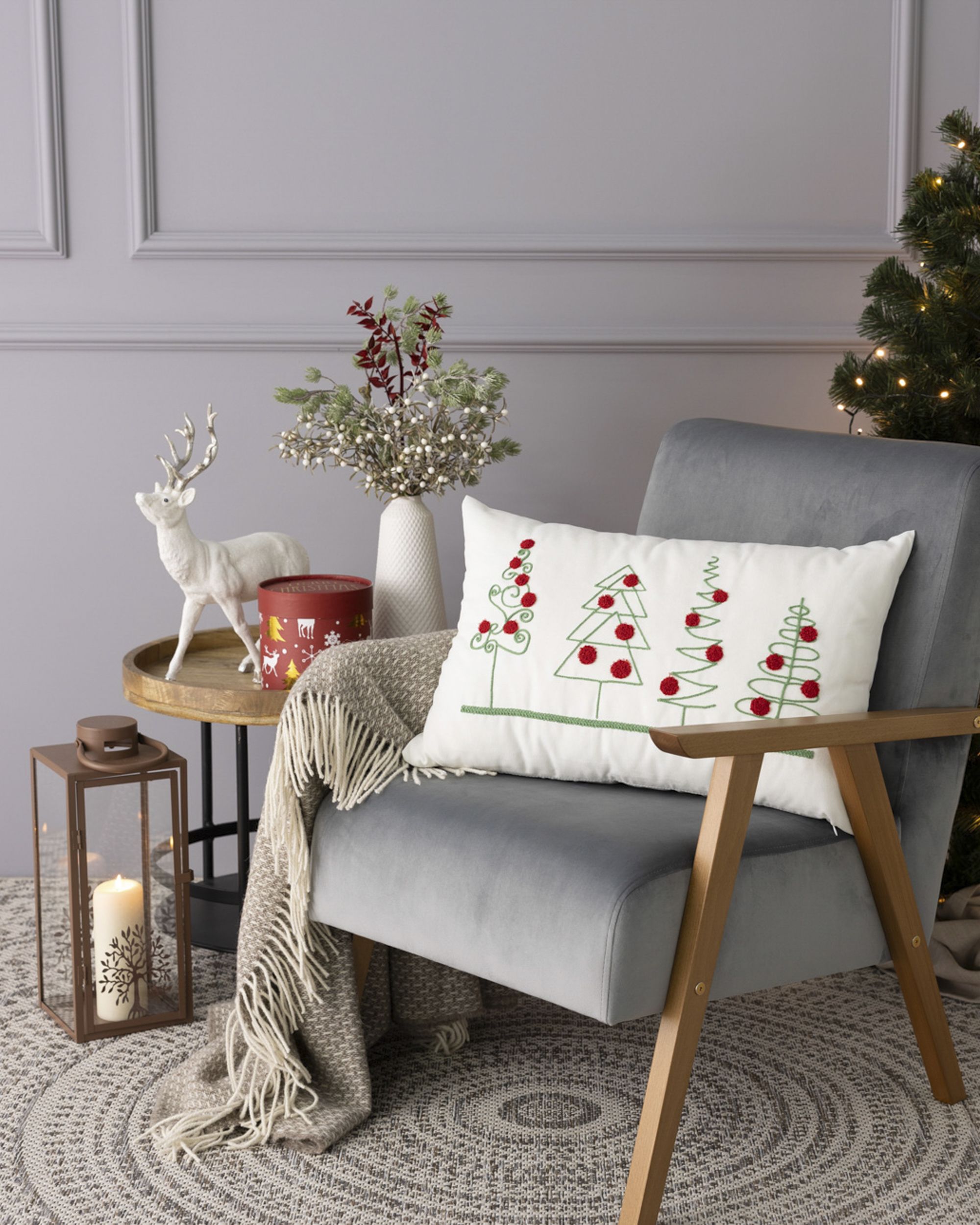 Housse de coussin Holiday Cheer 60x40 cm (hover)
