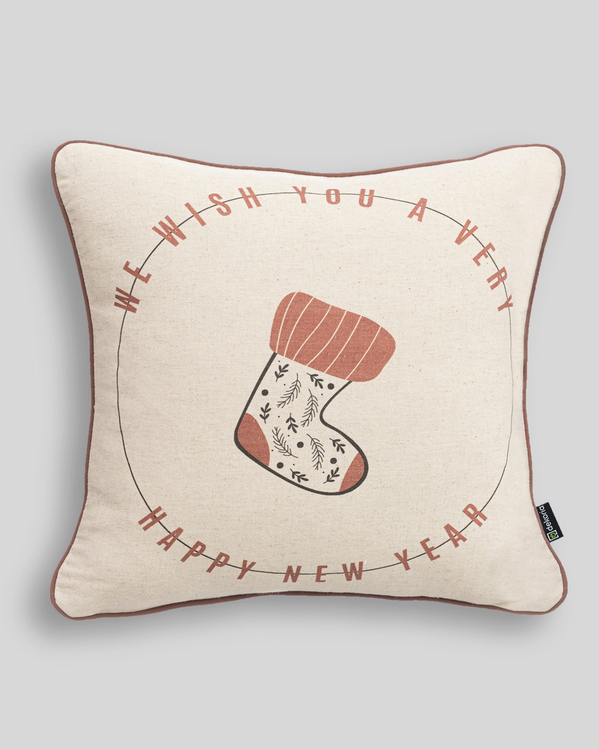 Housse de coussin Festive Stocking 43x43 cm