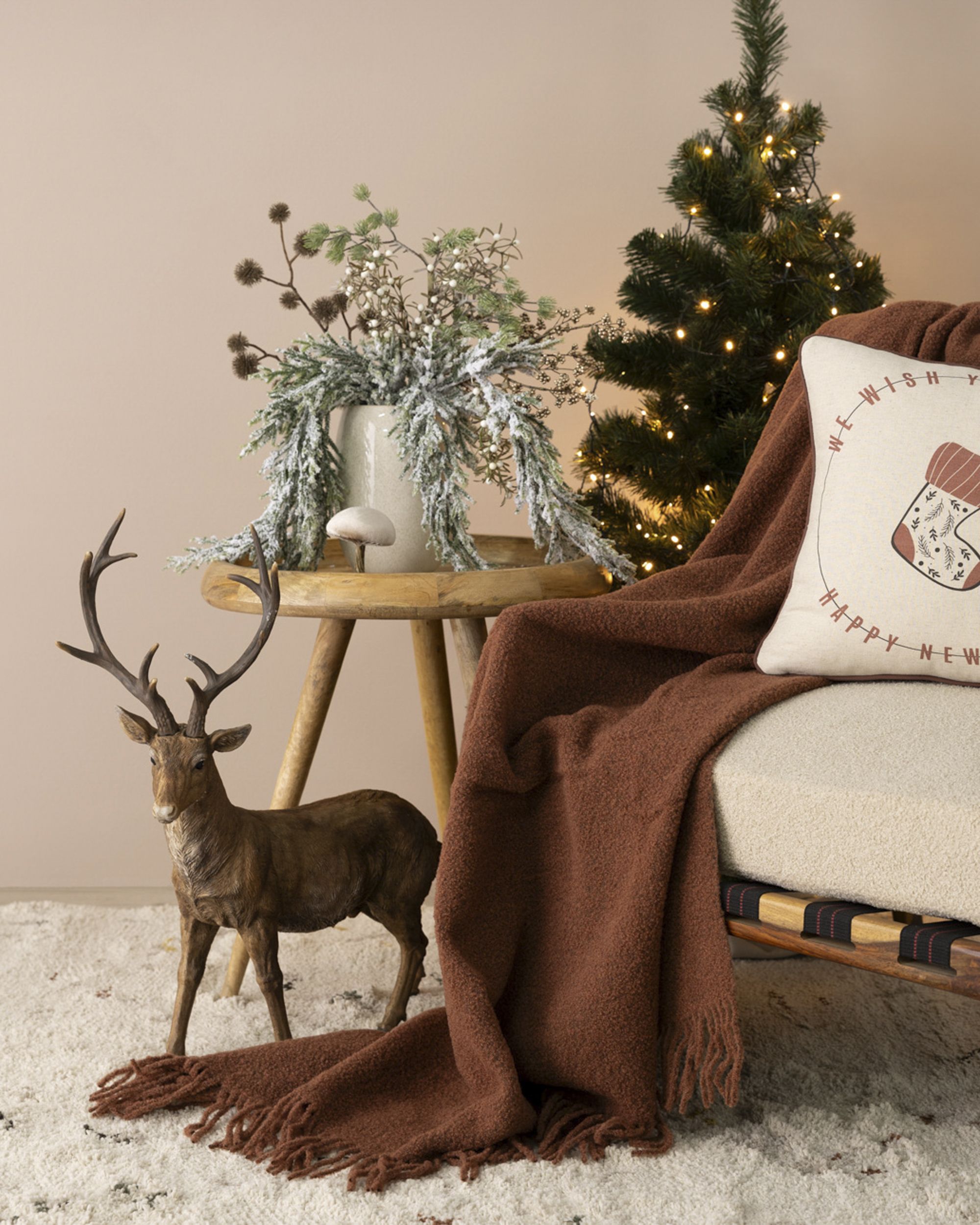 Housse de coussin Festive Stocking 43x43 cm (hover)