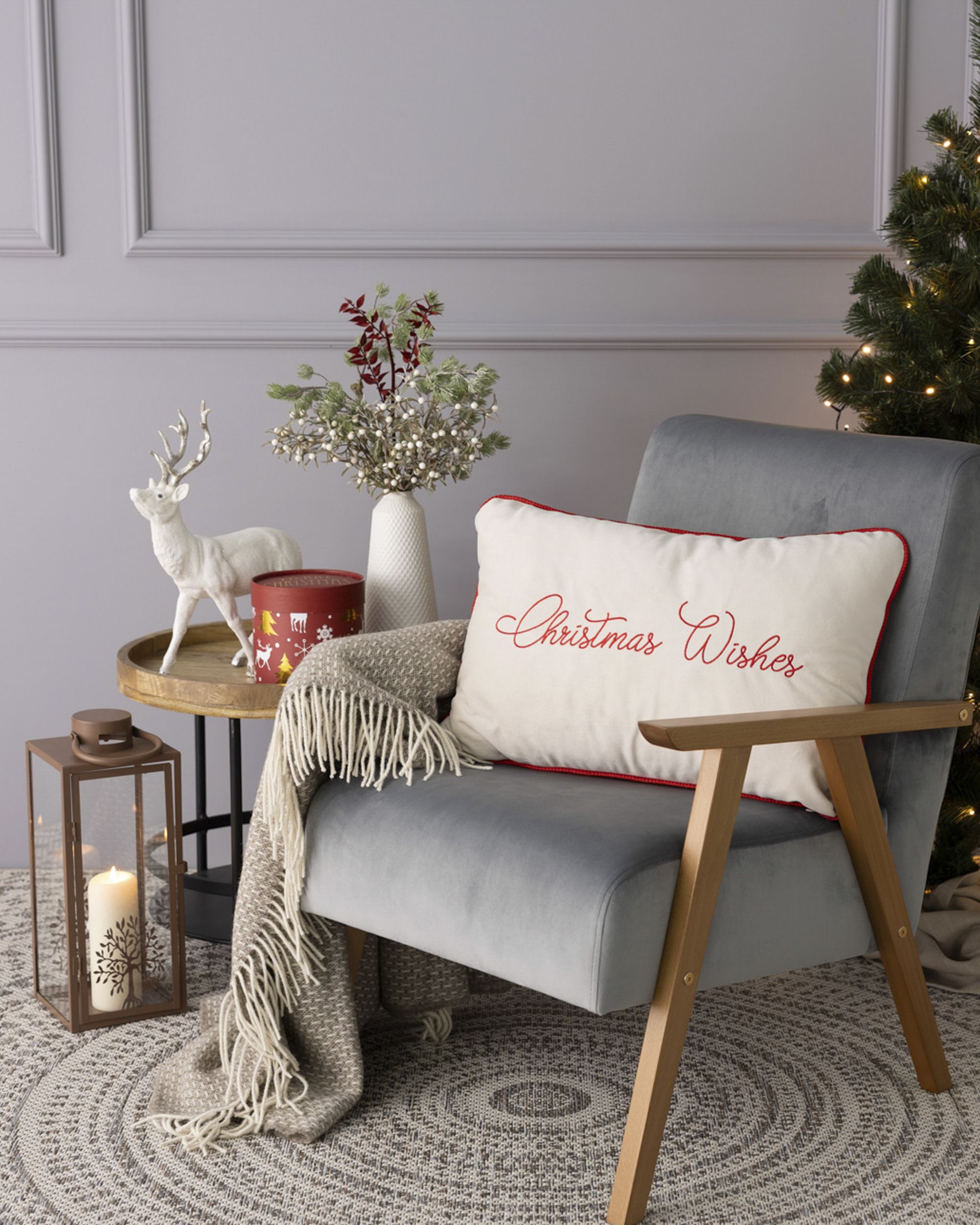 Housse de coussin Christmas Joy 60x40 cm (hover)