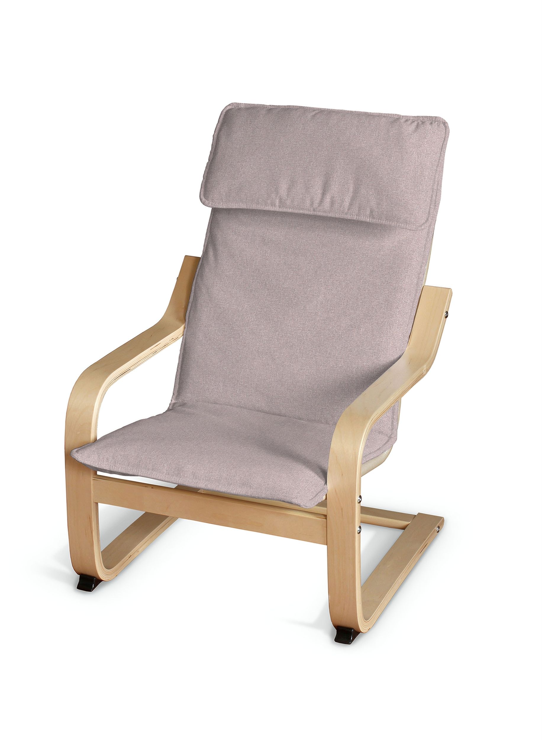 Coussin de fauteuil enfant Poäng couleur rose tissu tresse