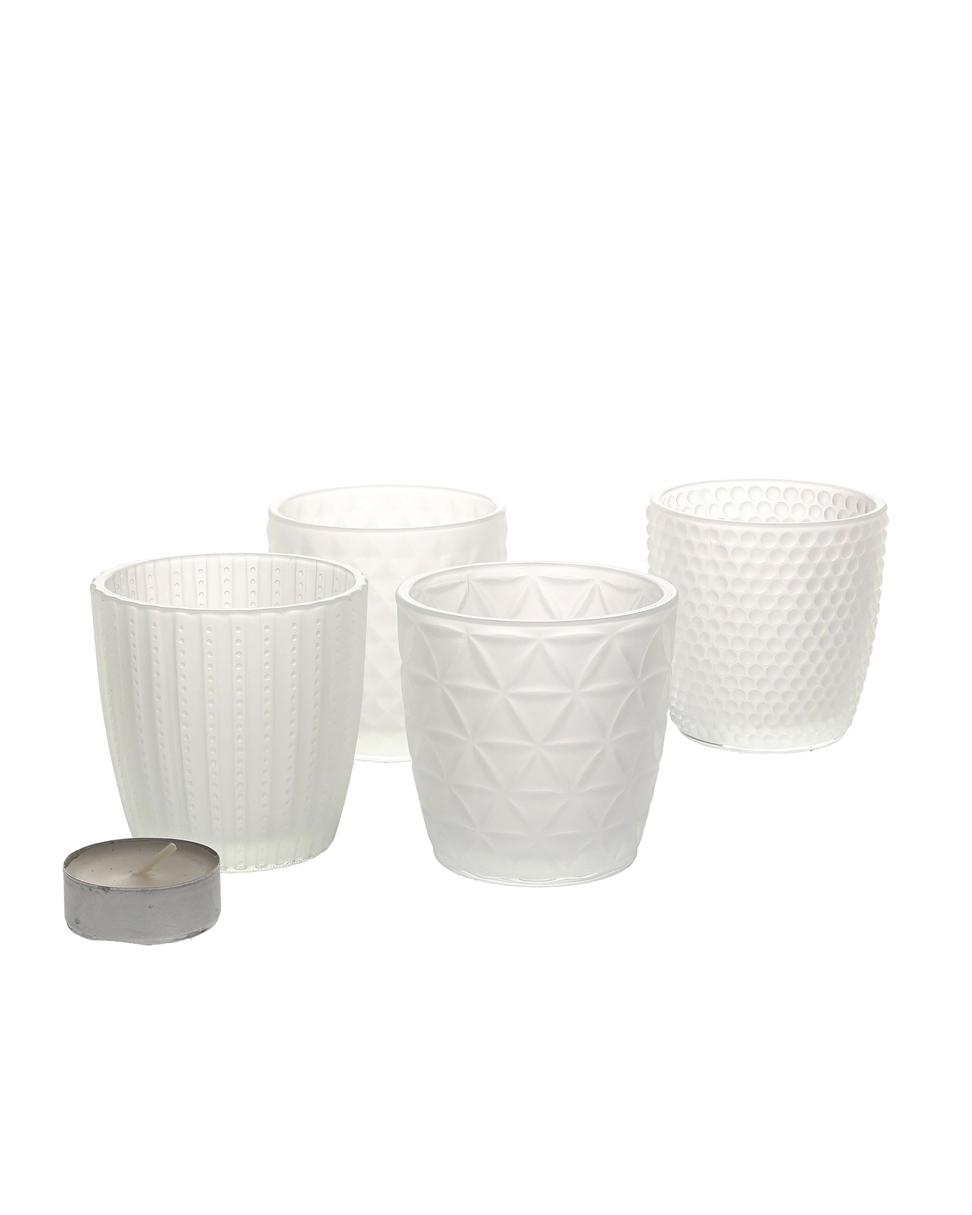 Bougeoirs Altare 4 pcs. milk glass (hover)