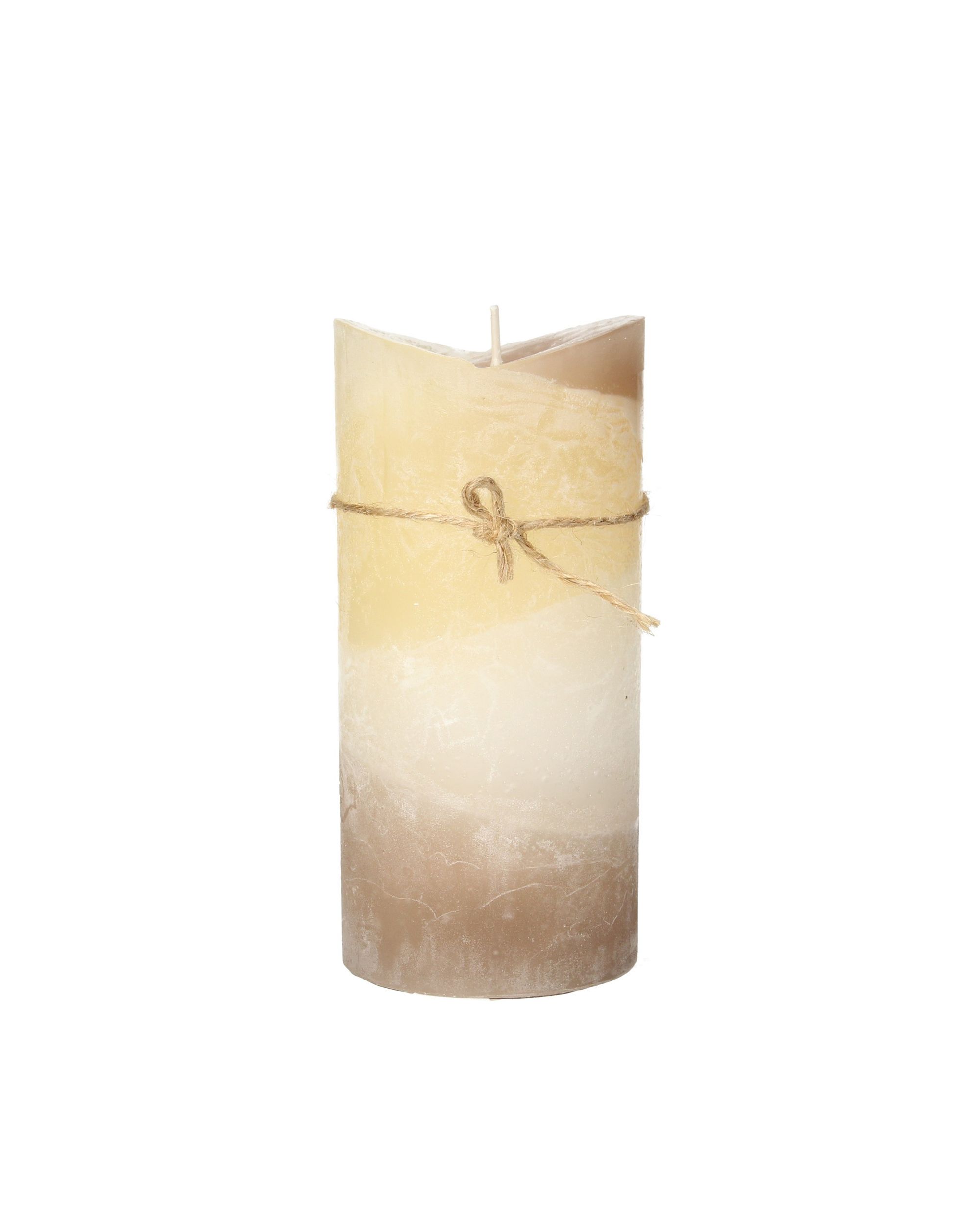 Bougie Dorotea 15cm cappuccino (hover)