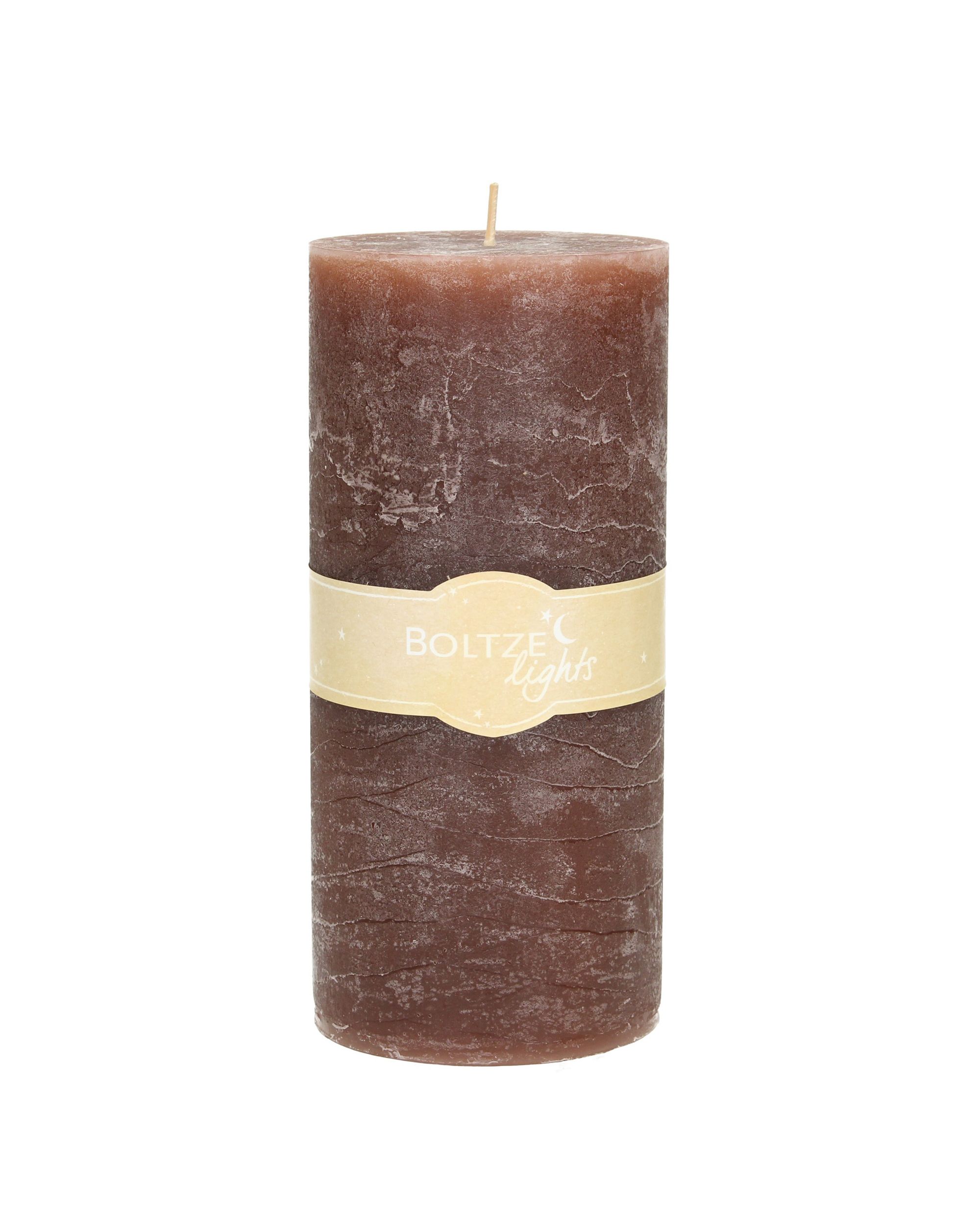 Bougie Lea 20cm coffee (hover)